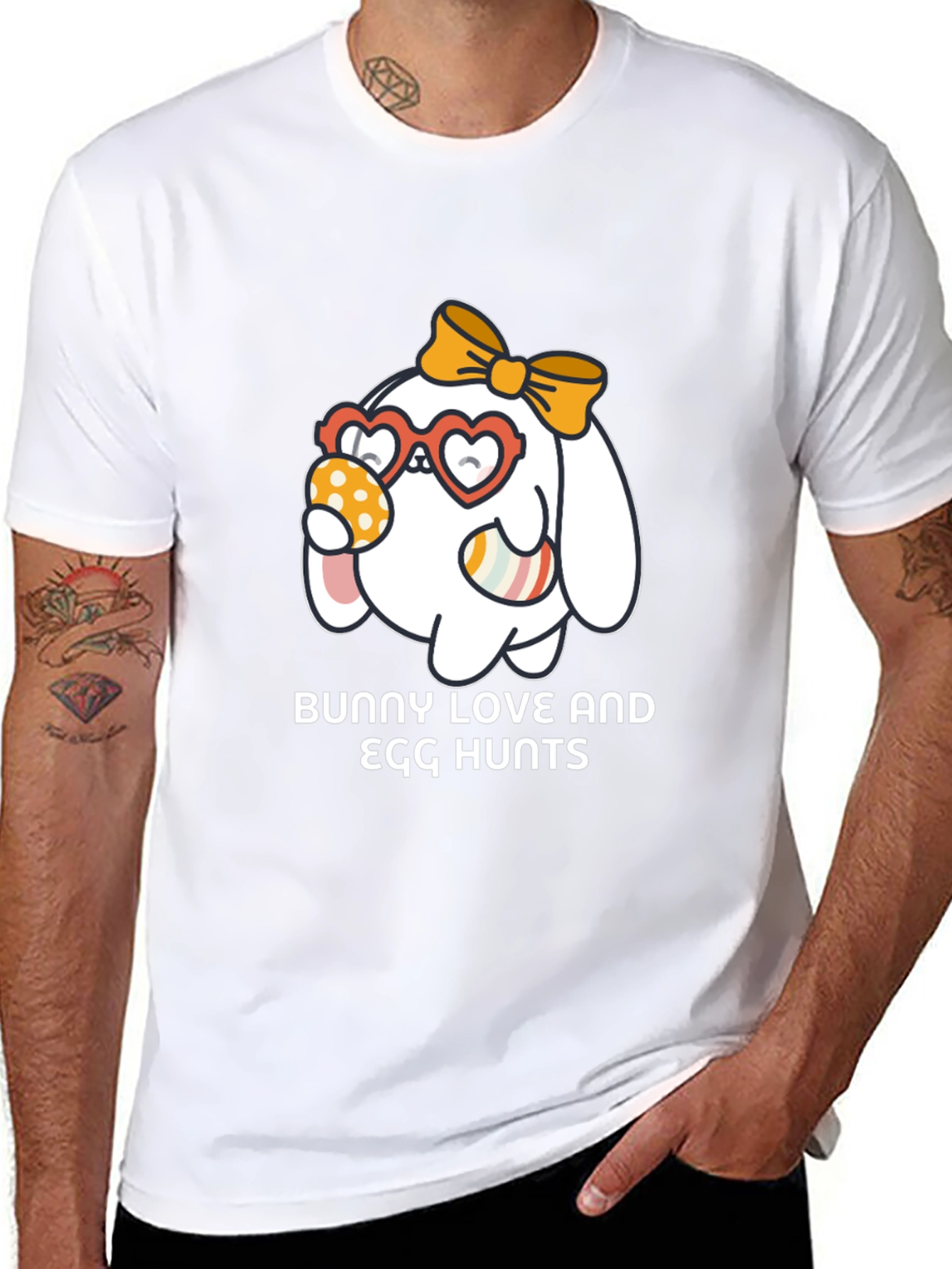 Bunny Love & Egg Hunts Graphic T-Shirt