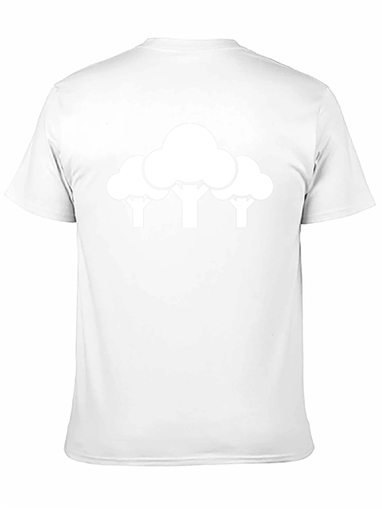 Modern Tree Graphic Tee - Casual Cotton Shirt