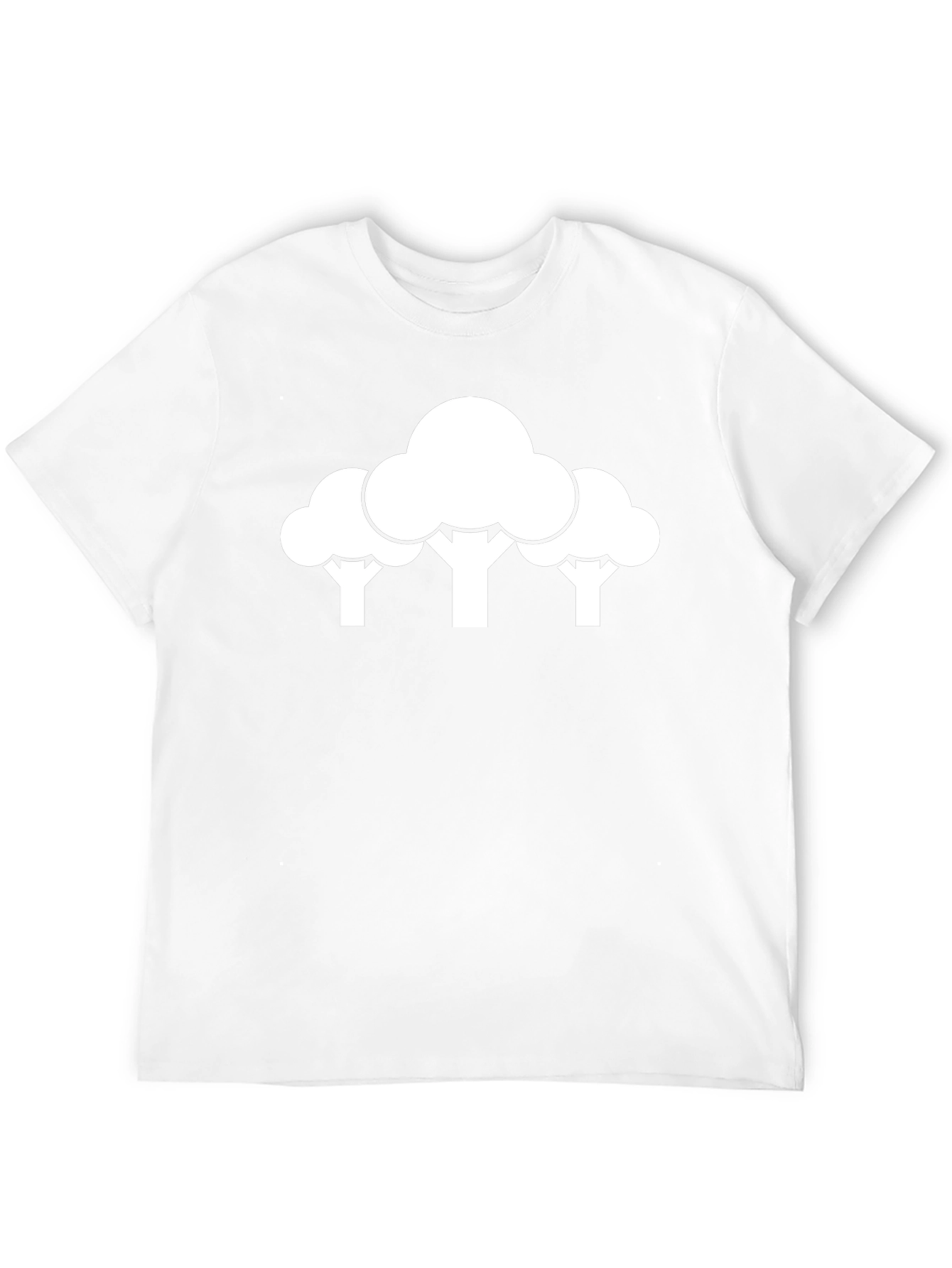 Modern Tree Graphic Tee - Casual Cotton Shirt