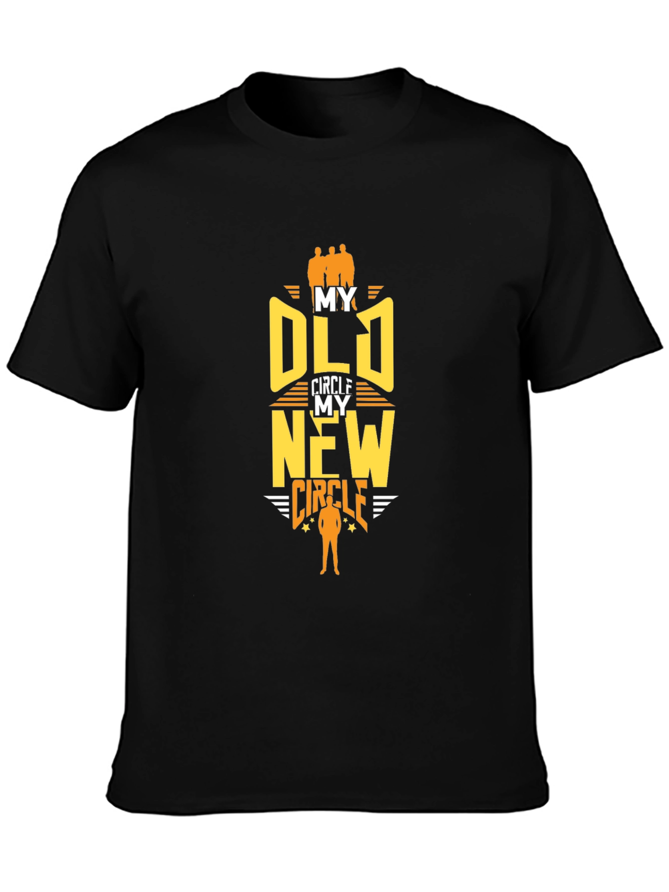 My Old Circle - My New Circle Black T-Shirt