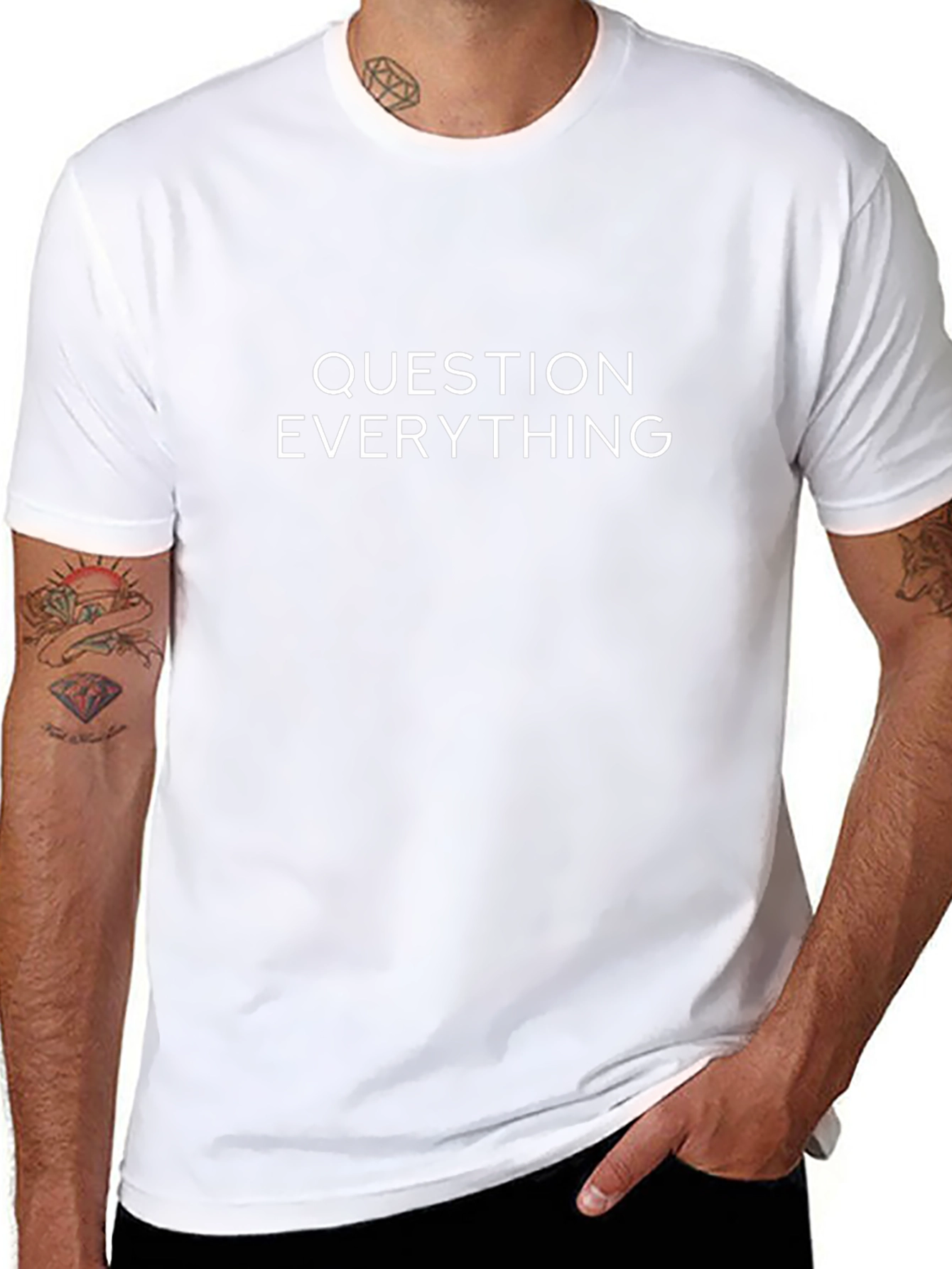 Question Everything Black T-Shirt