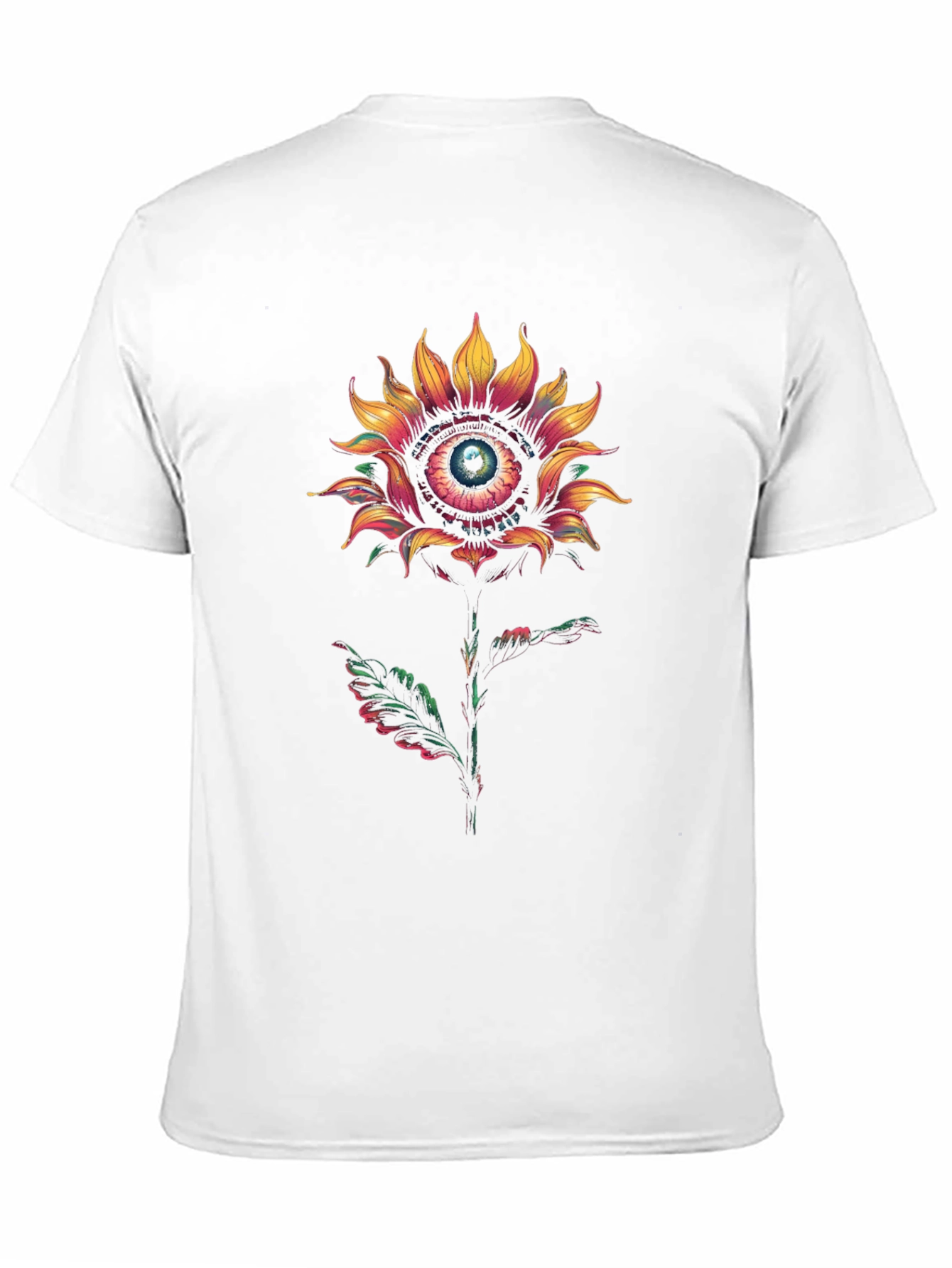 Eye See You Sunflower Graphic Tee - Black