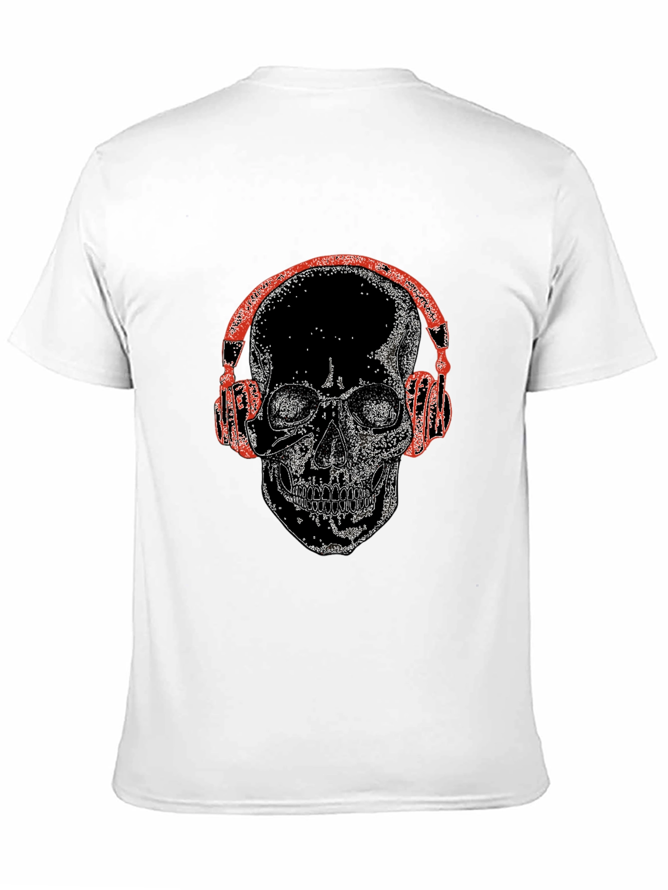 Skull With Headphones Graphic Tee