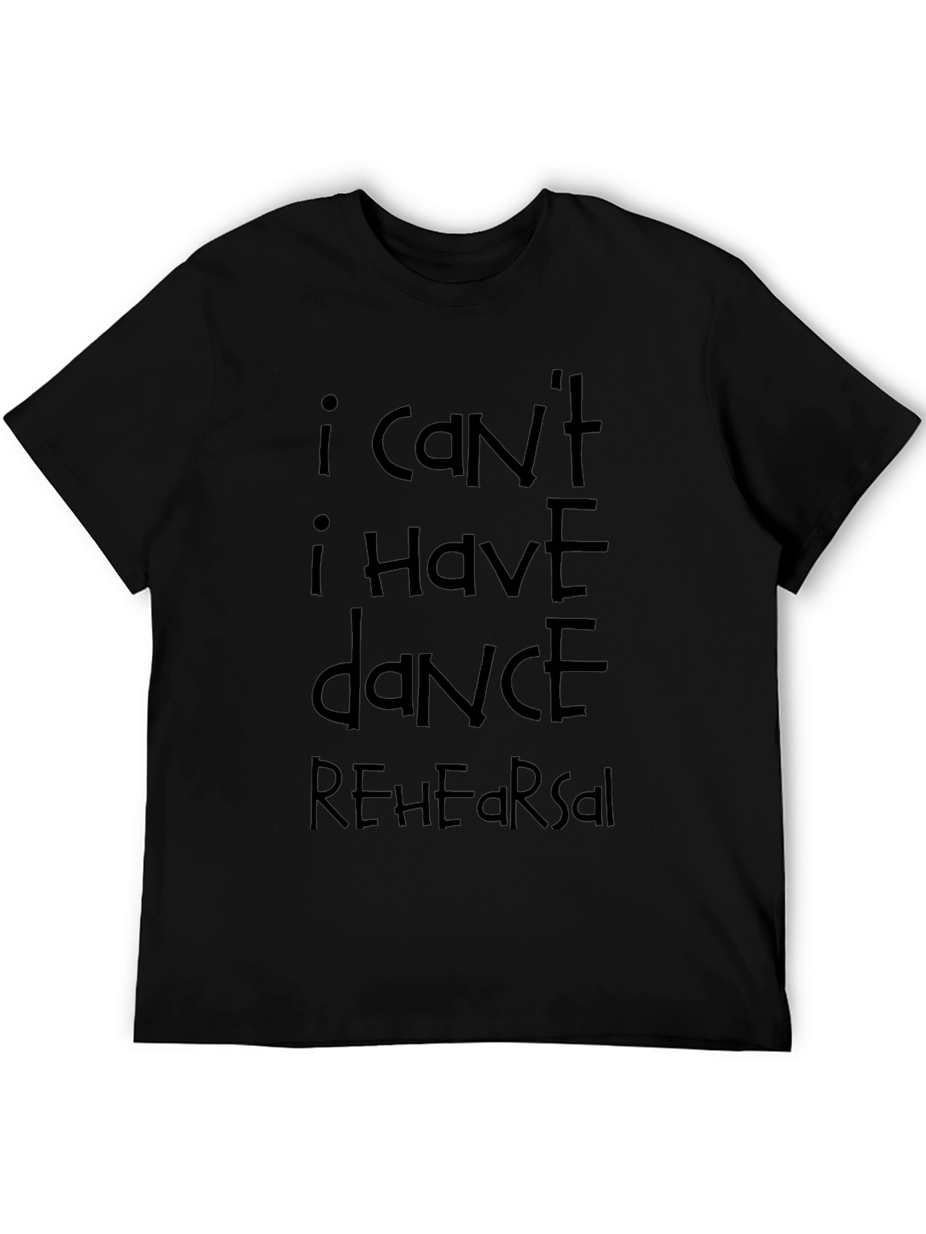 Dance Rehearsal T-Shirt - Black