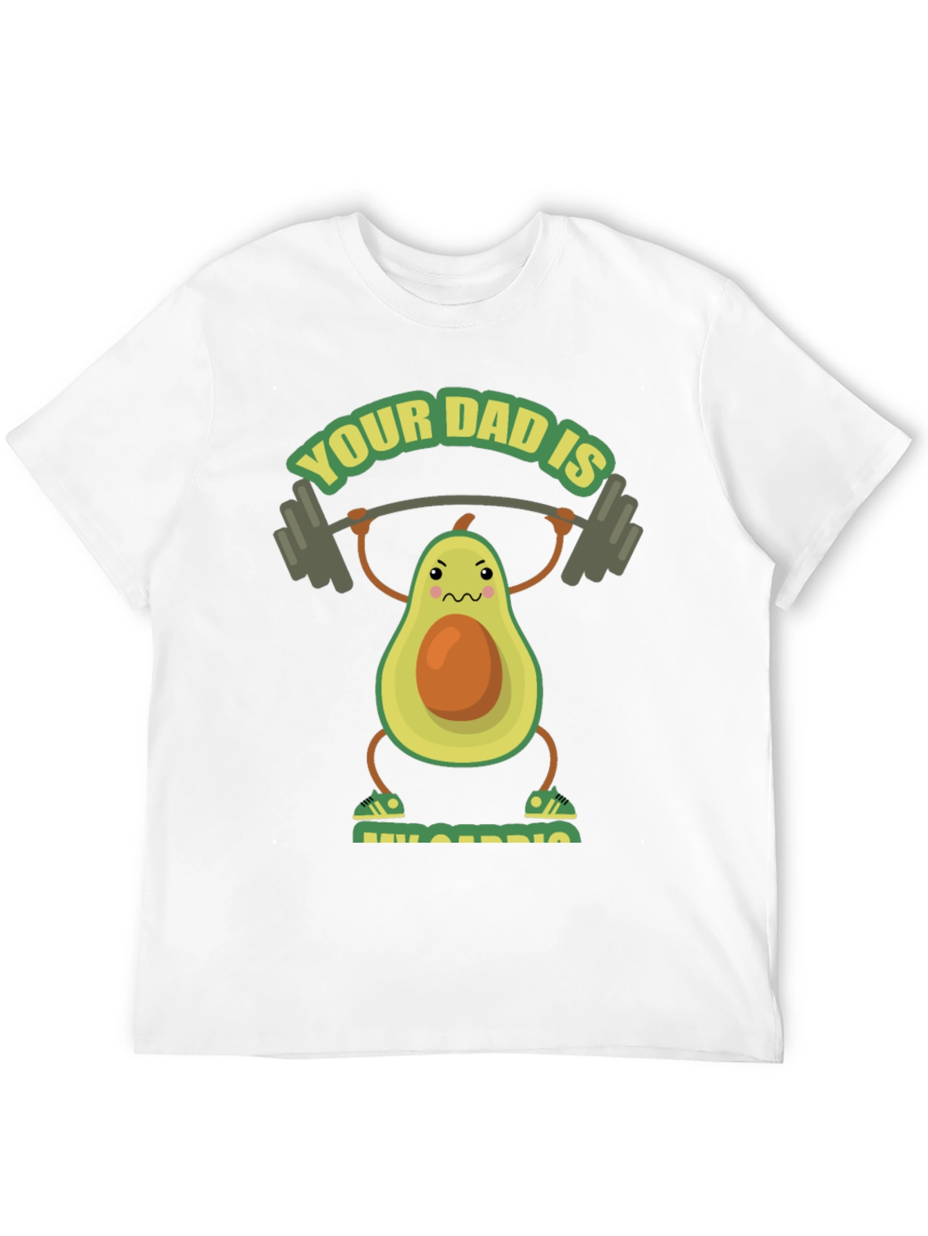 Funny Avocado Dad Lifting T-Shirt