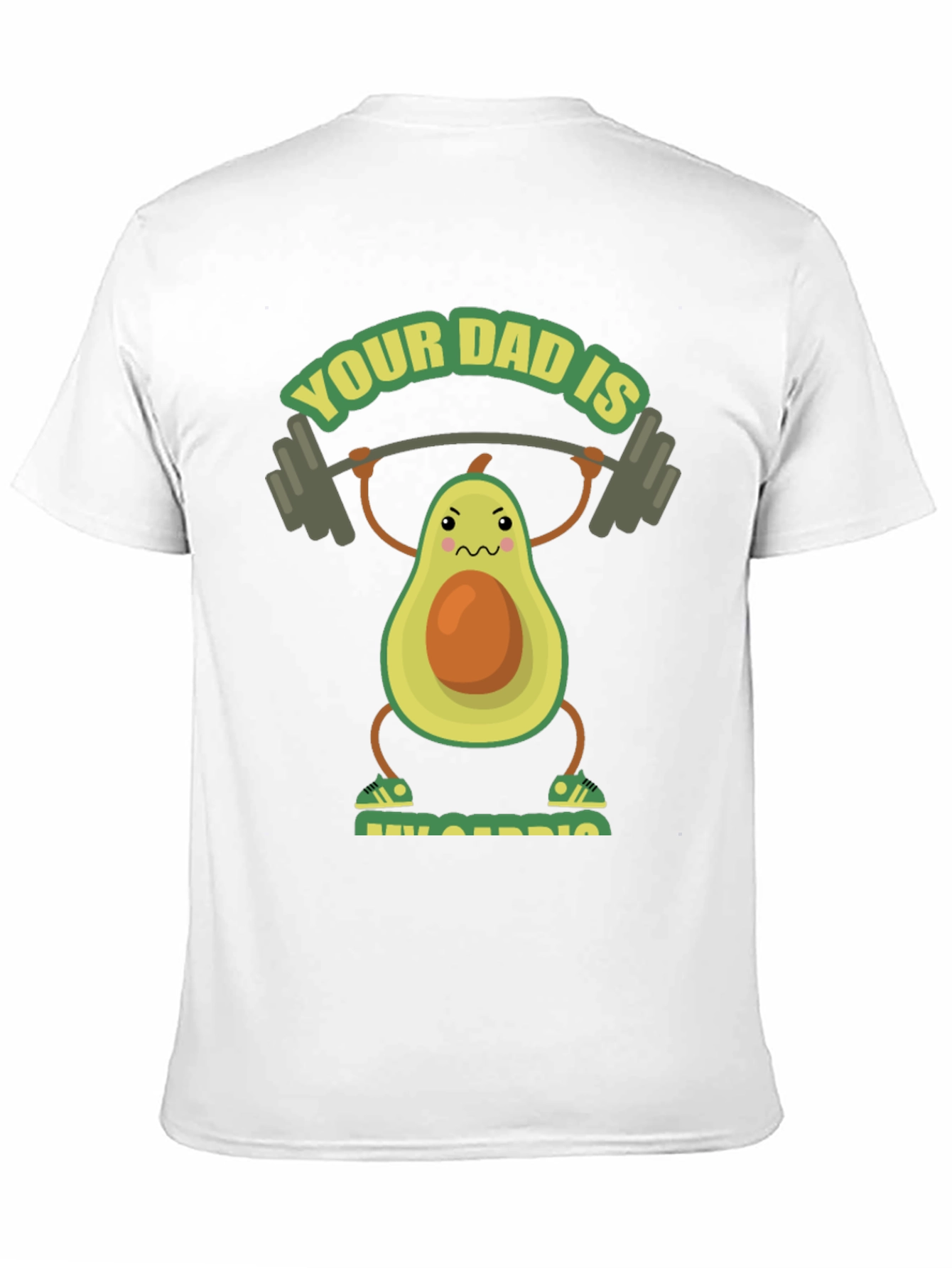 Funny Avocado Dad Lifting T-Shirt
