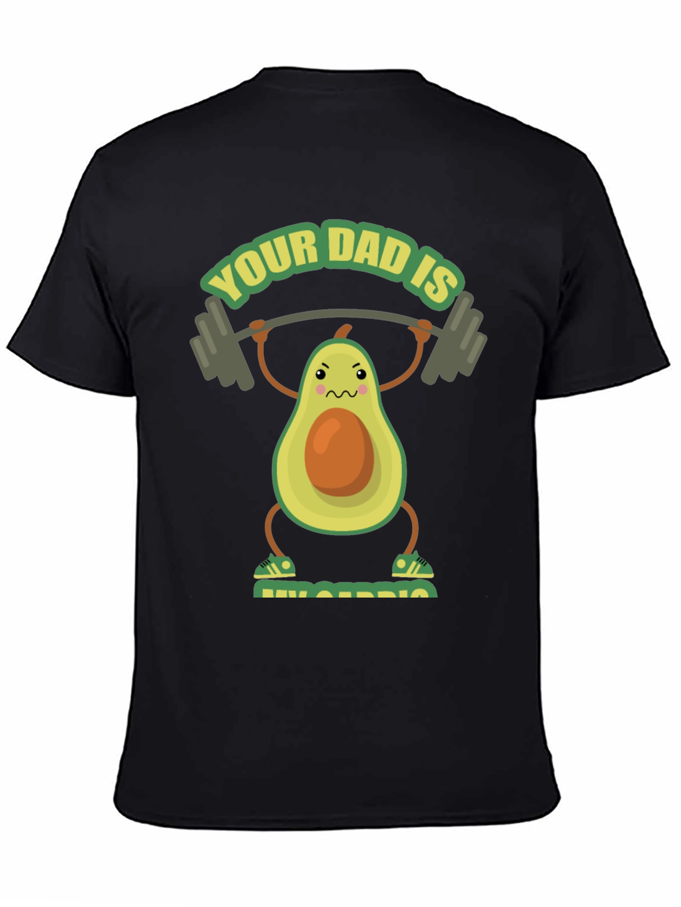 Funny Avocado Dad Lifting T-Shirt