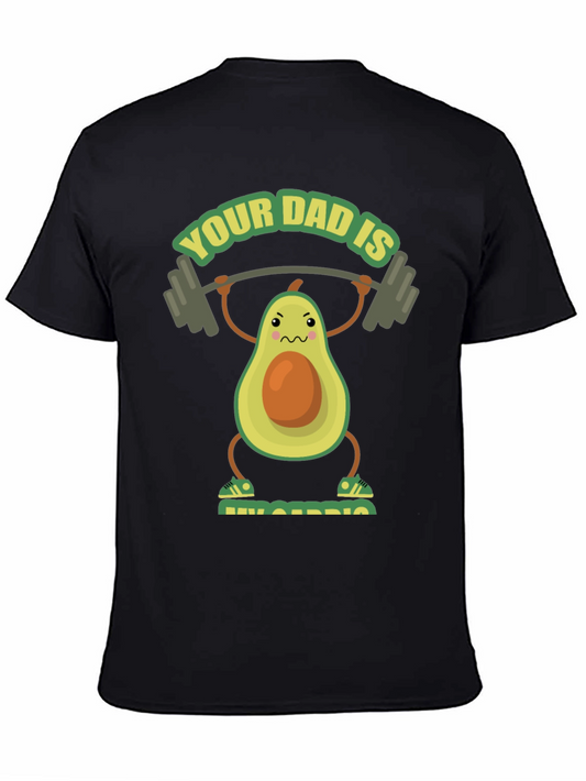 Funny Avocado Dad Lifting T-Shirt