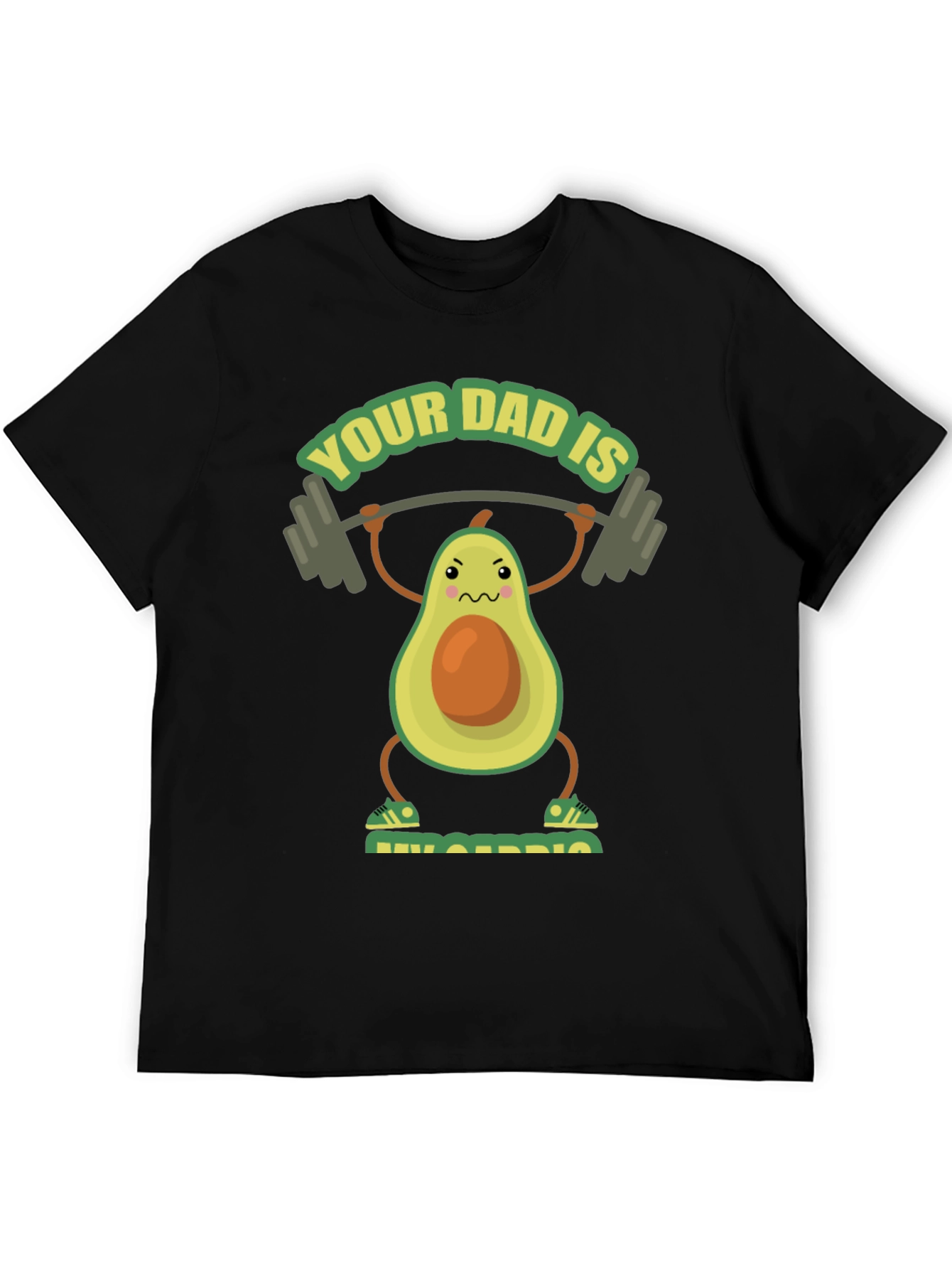 Funny Avocado Dad Lifting T-Shirt