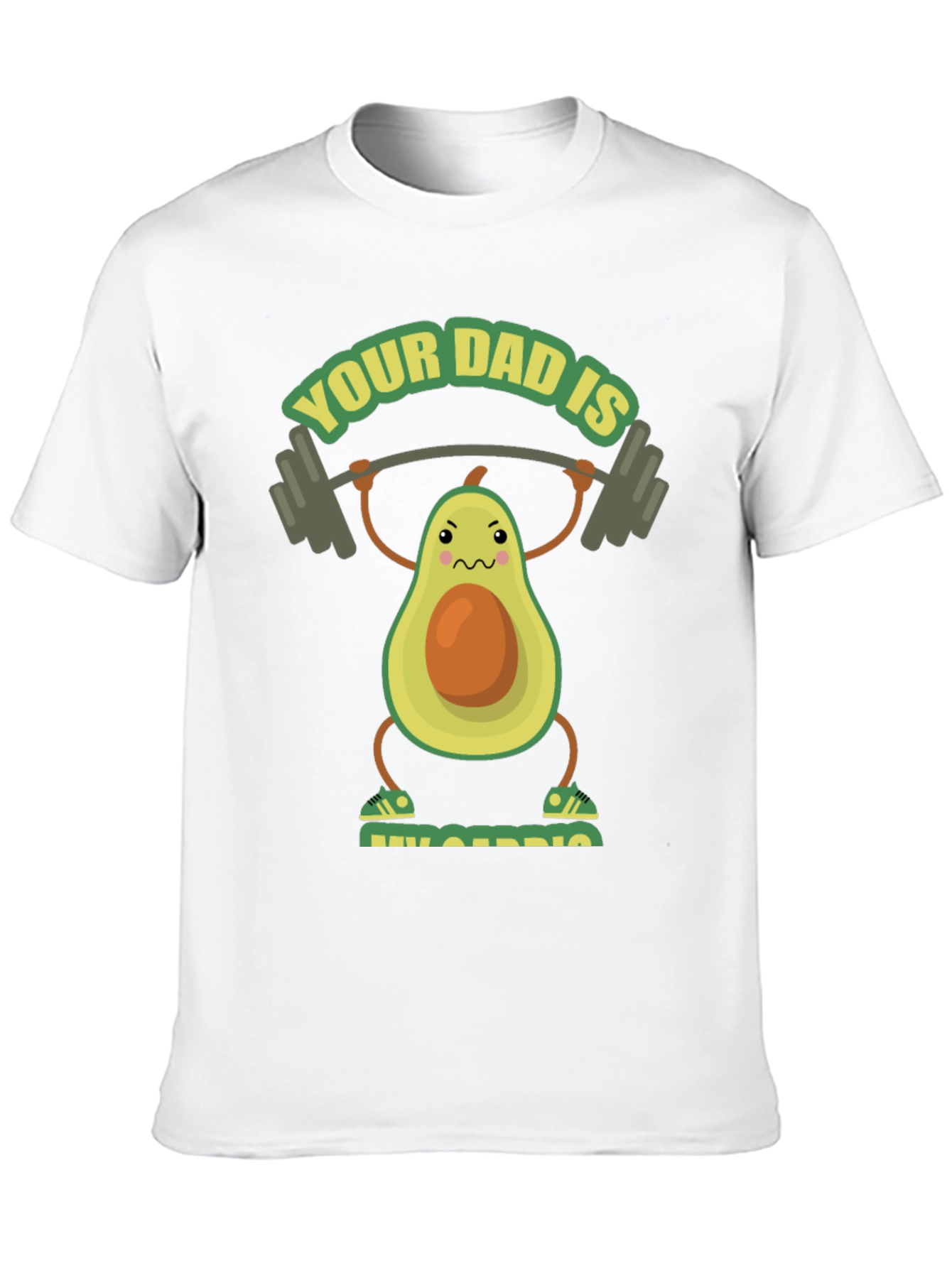 Funny Avocado Dad Lifting T-Shirt