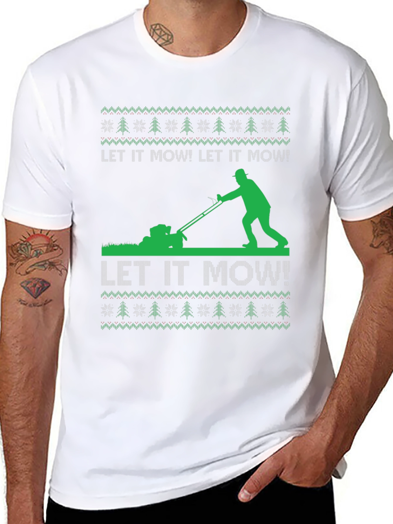 Let it Mow! Christmas T-Shirt