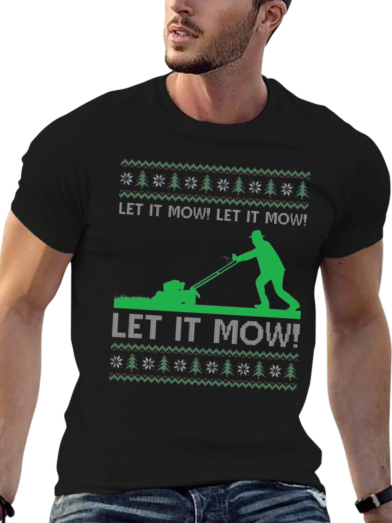 Let it Mow! Christmas T-Shirt