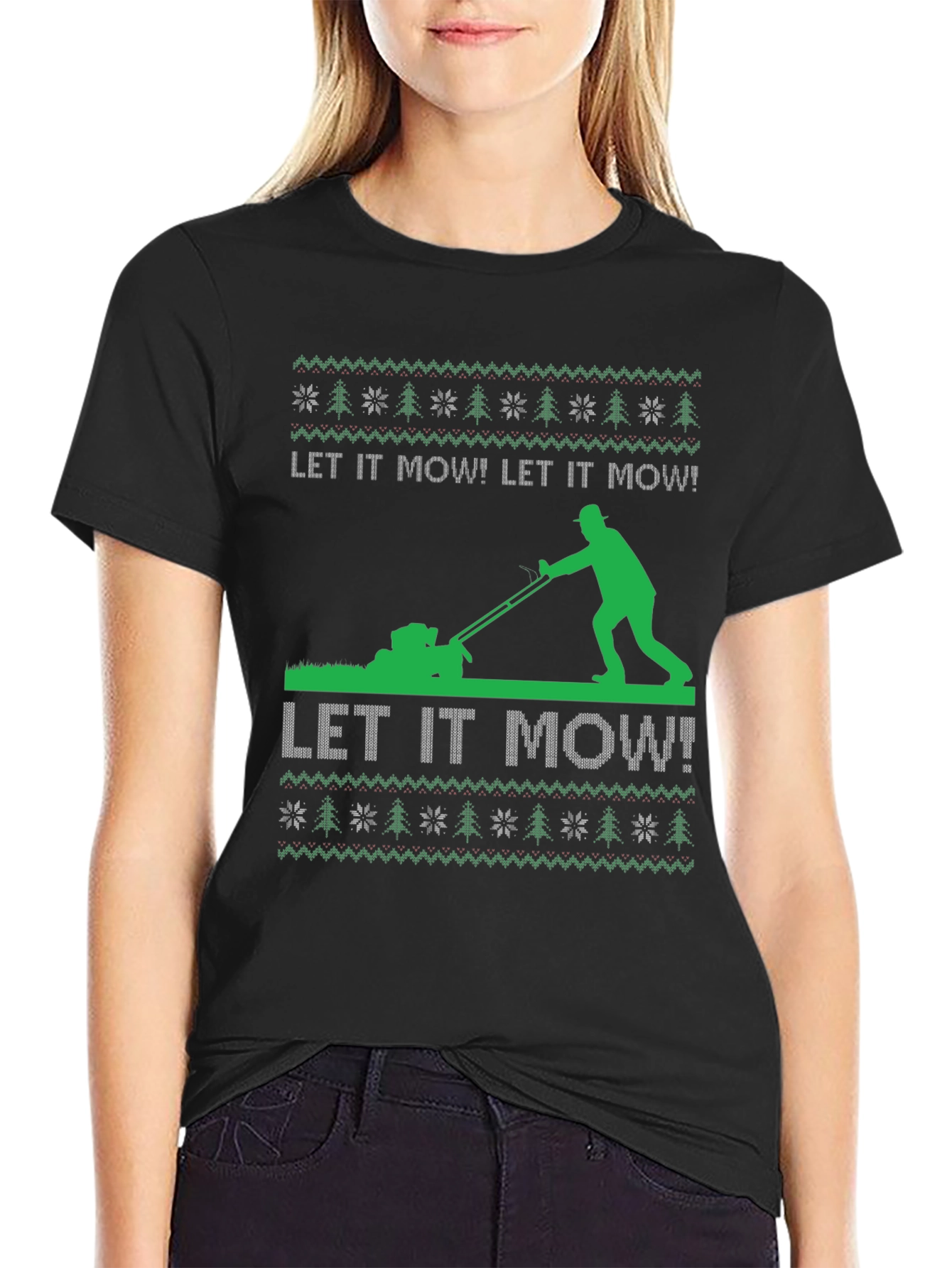 Let it Mow! Christmas T-Shirt