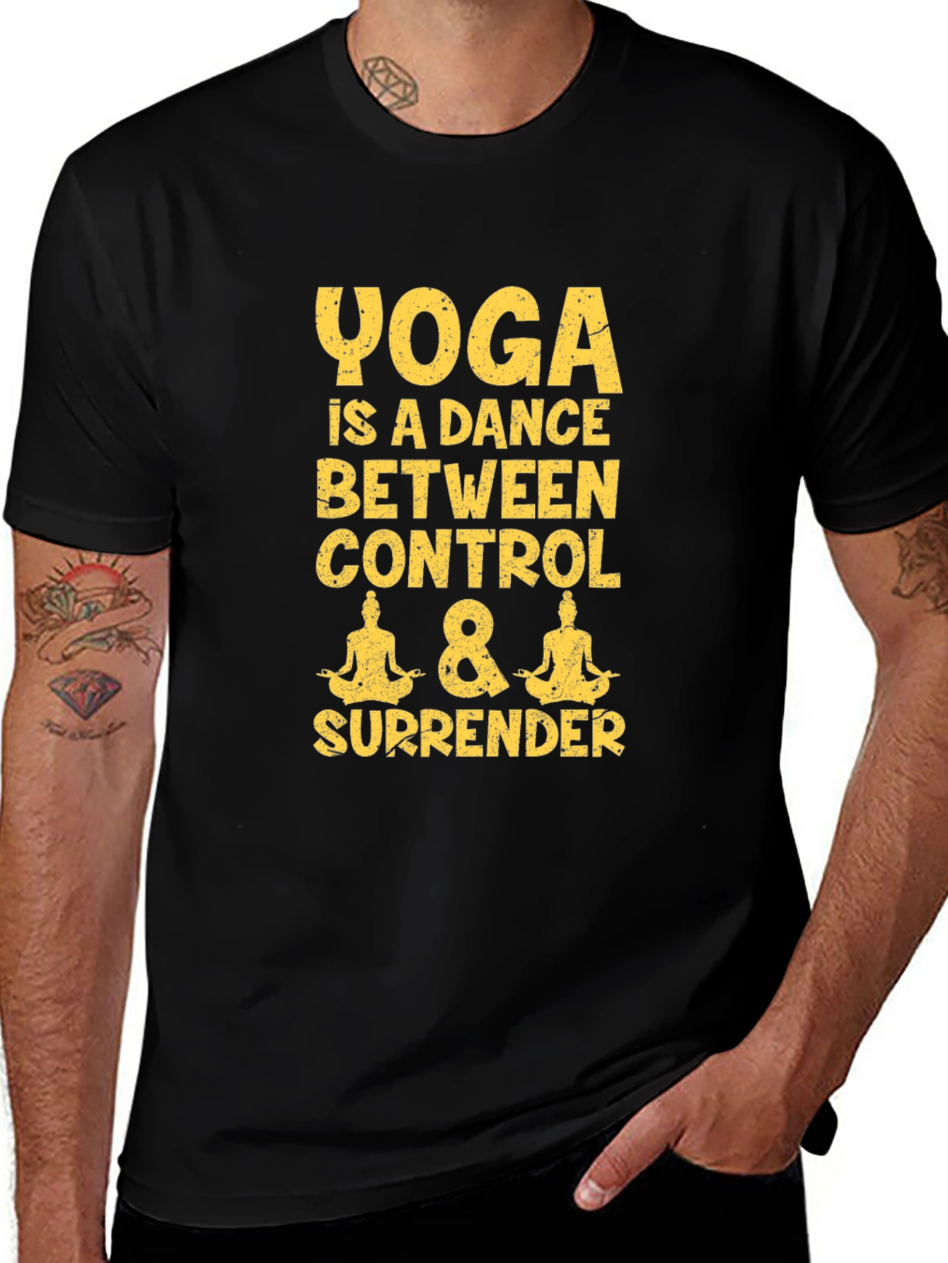 Yoga Dance Control Surrender Graphic Tee