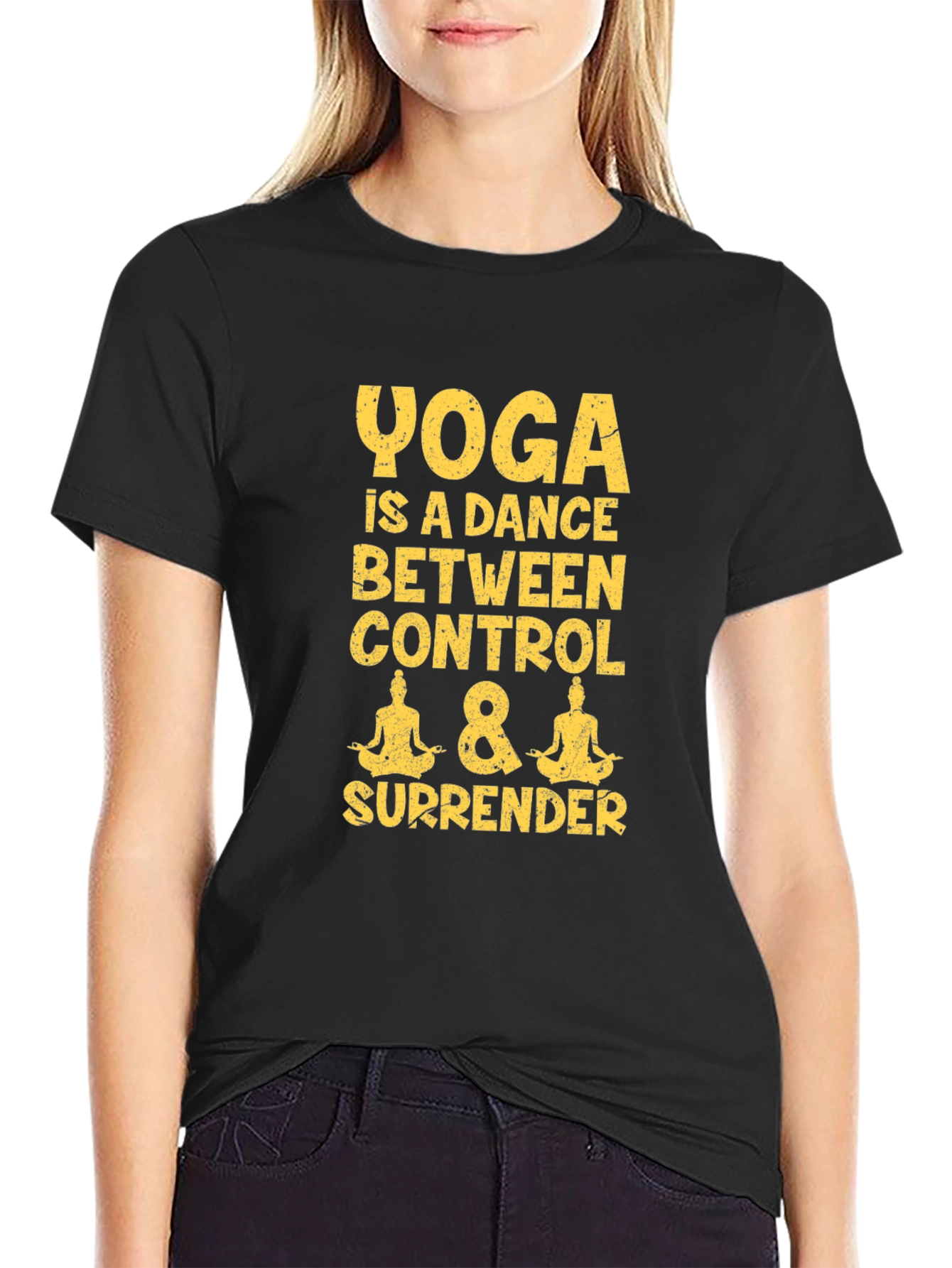 Yoga Dance Control Surrender Graphic Tee