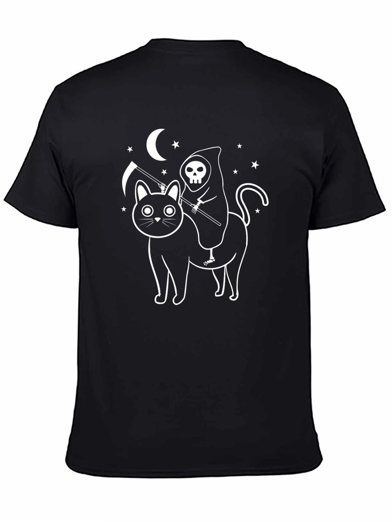 Grim Reaper Cat T-Shirt - Unisex