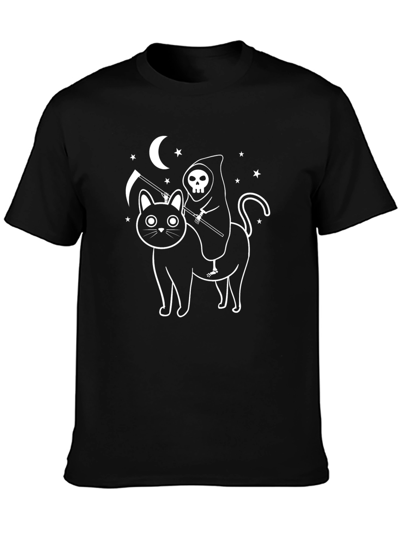Grim Reaper Cat T-Shirt - Unisex