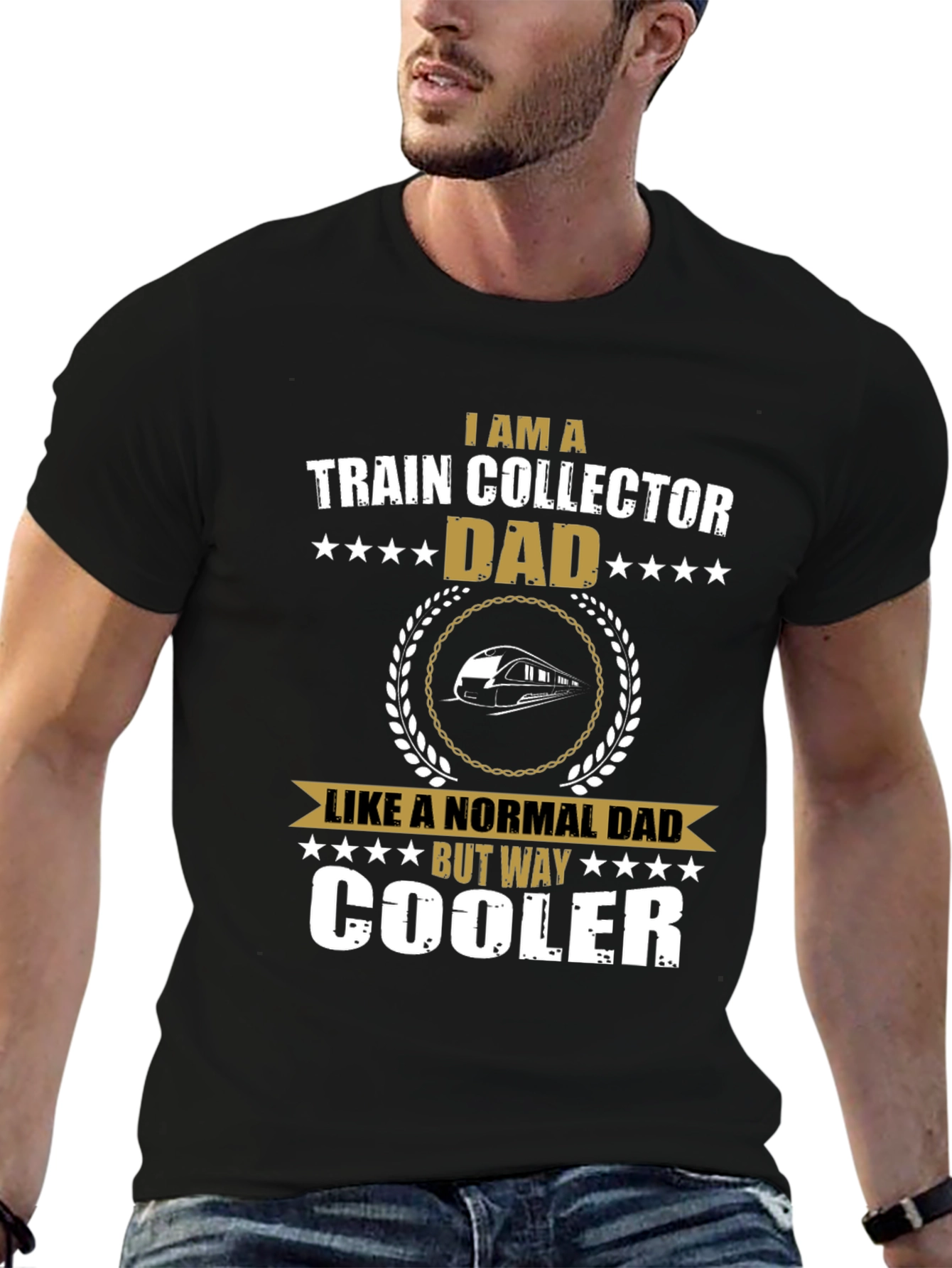 Train Collector Dad T-Shirt - The Perfect Gift!