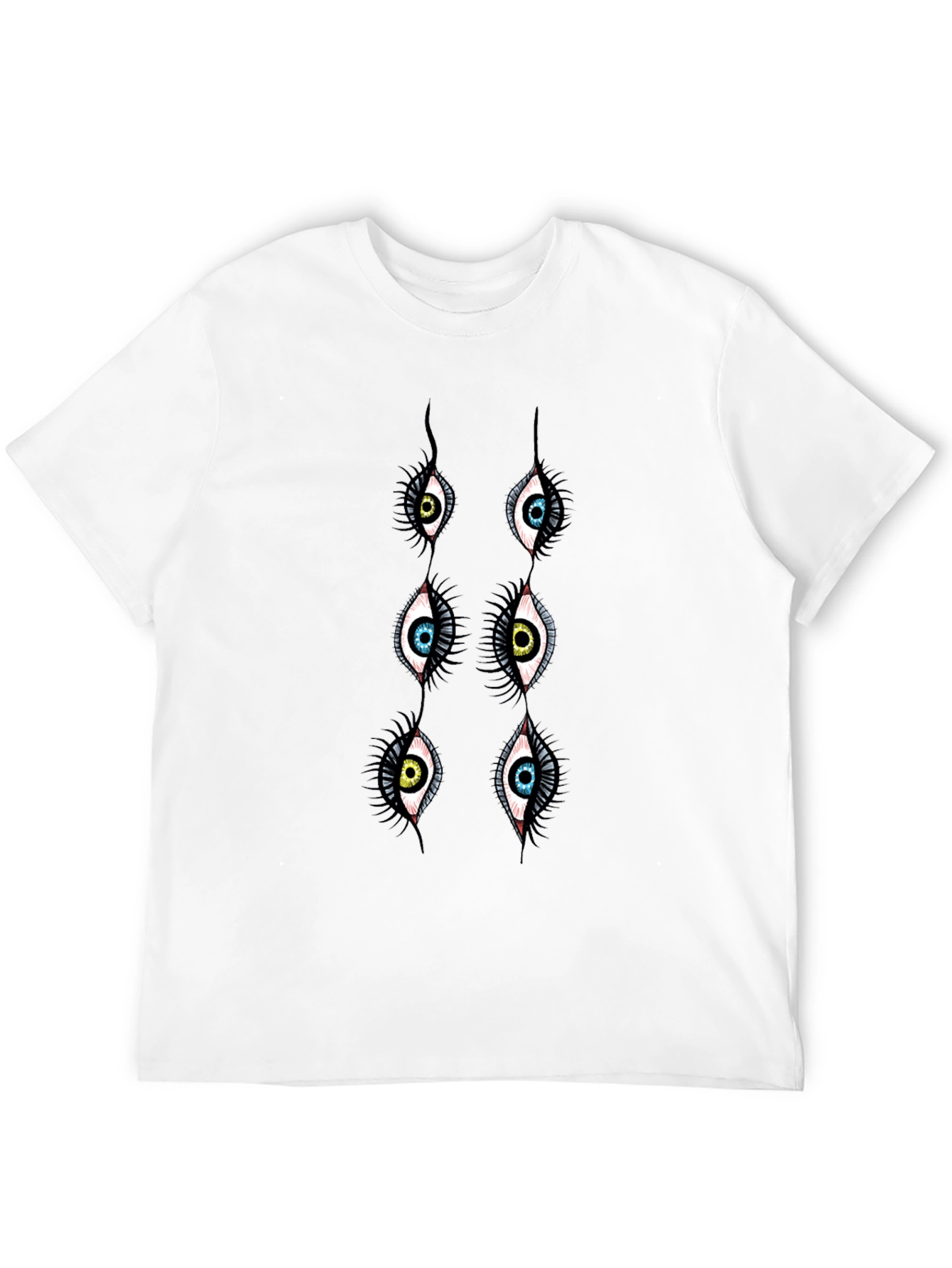 Eye See You Tee - Creepy Graphic Print Shirt
