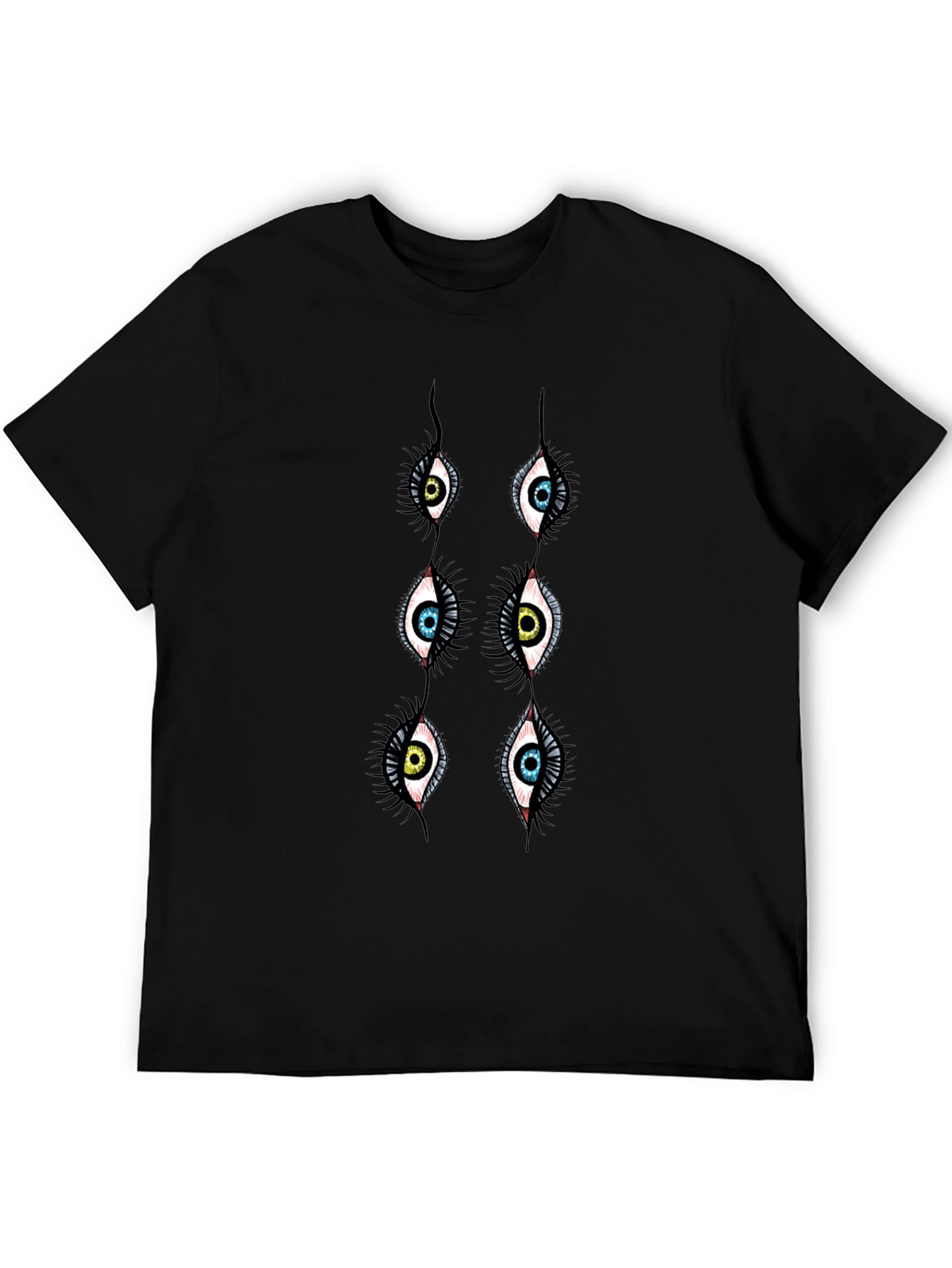 Eye See You Tee - Creepy Graphic Print Shirt