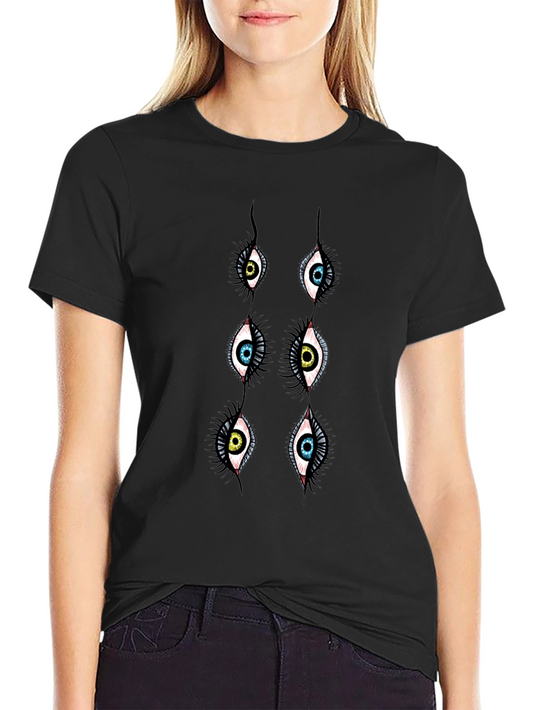 Eye See You Tee - Creepy Graphic Print Shirt