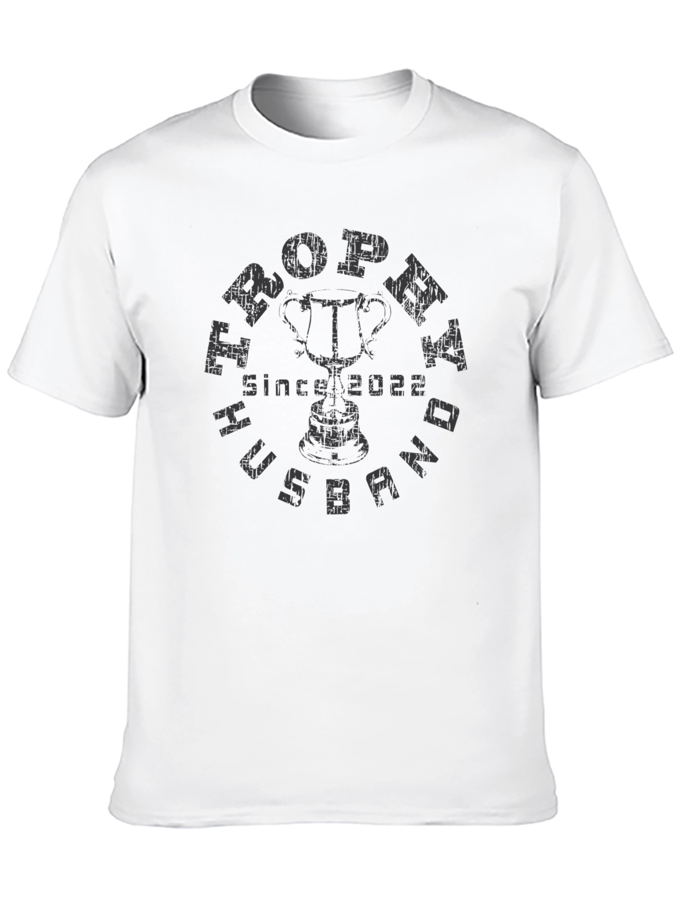 Trophy Husband Since 2022 Black Graphic T-Shirt