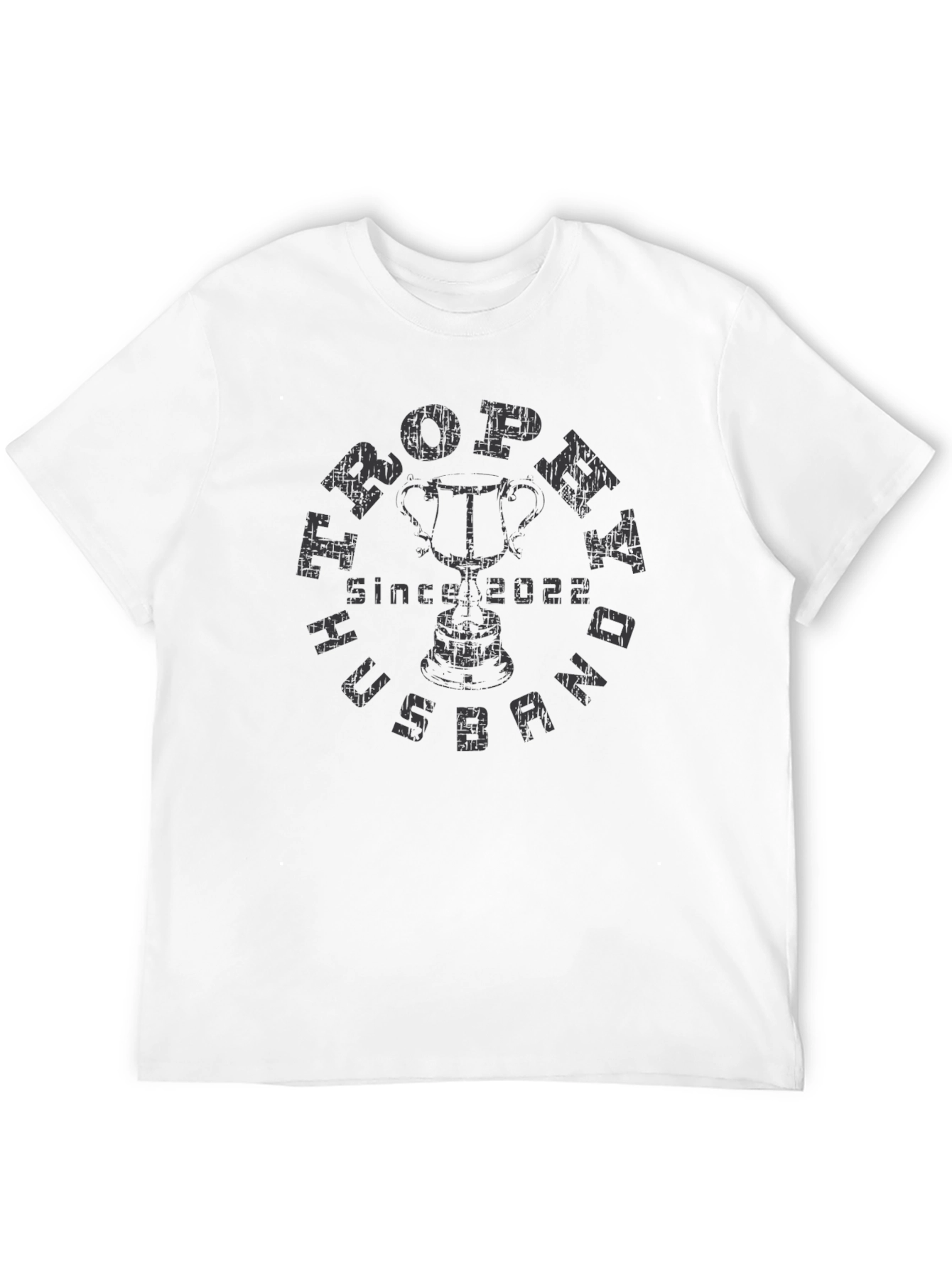 Trophy Husband Since 2022 Black Graphic T-Shirt