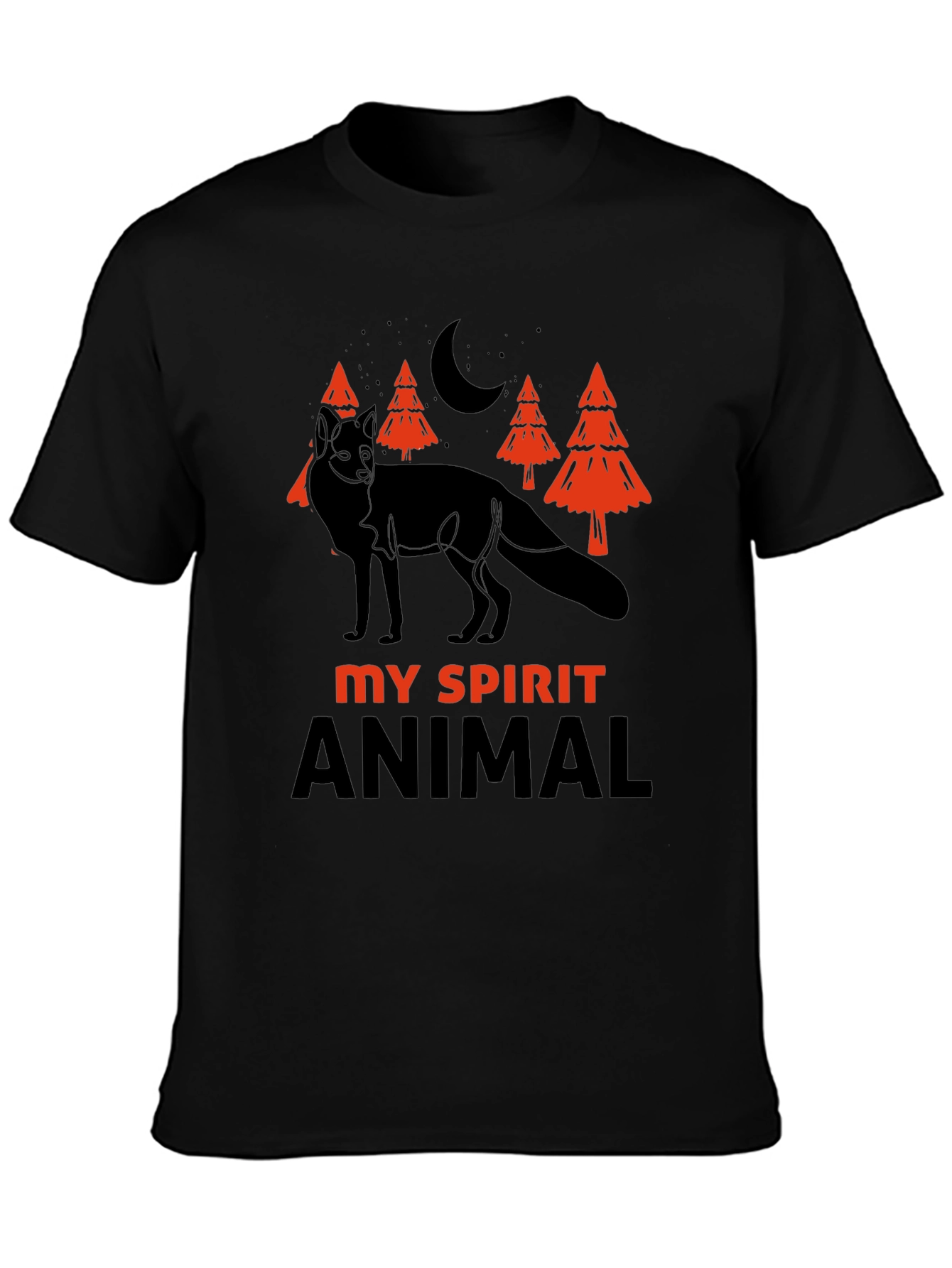 Fox Spirit Animal T-Shirt - Unique Graphic Tee