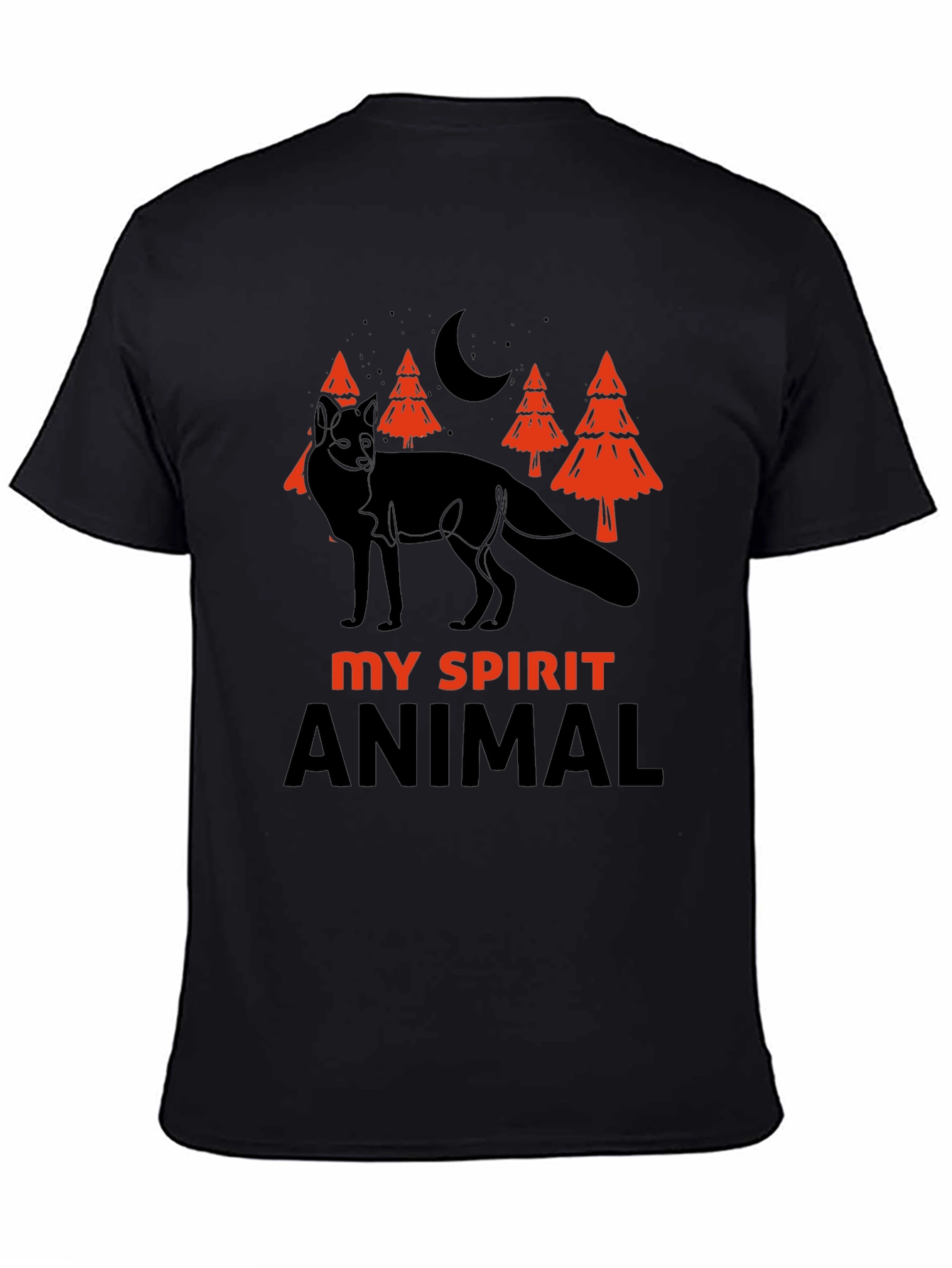 Fox Spirit Animal T-Shirt - Unique Graphic Tee