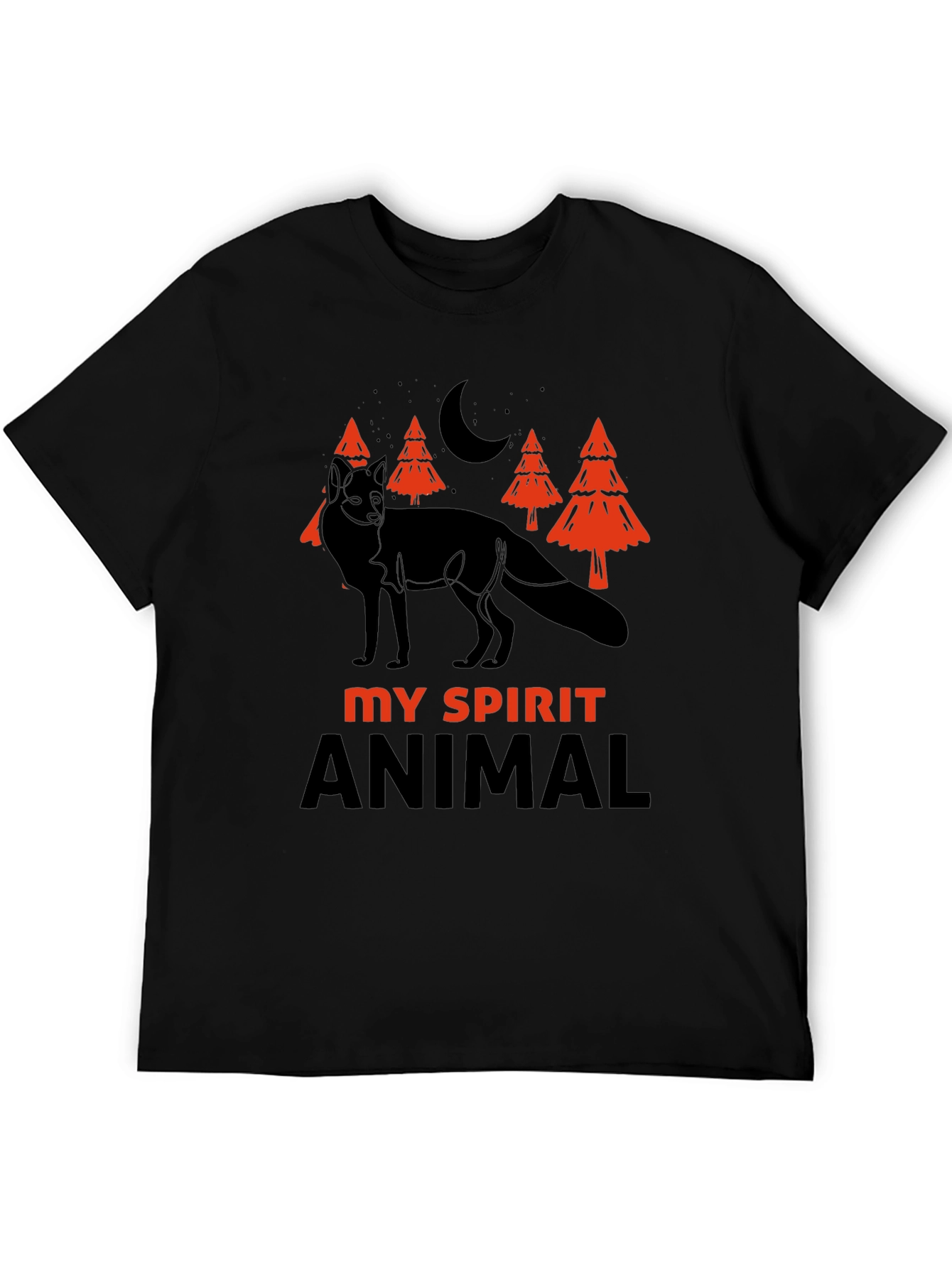 Fox Spirit Animal T-Shirt - Unique Graphic Tee