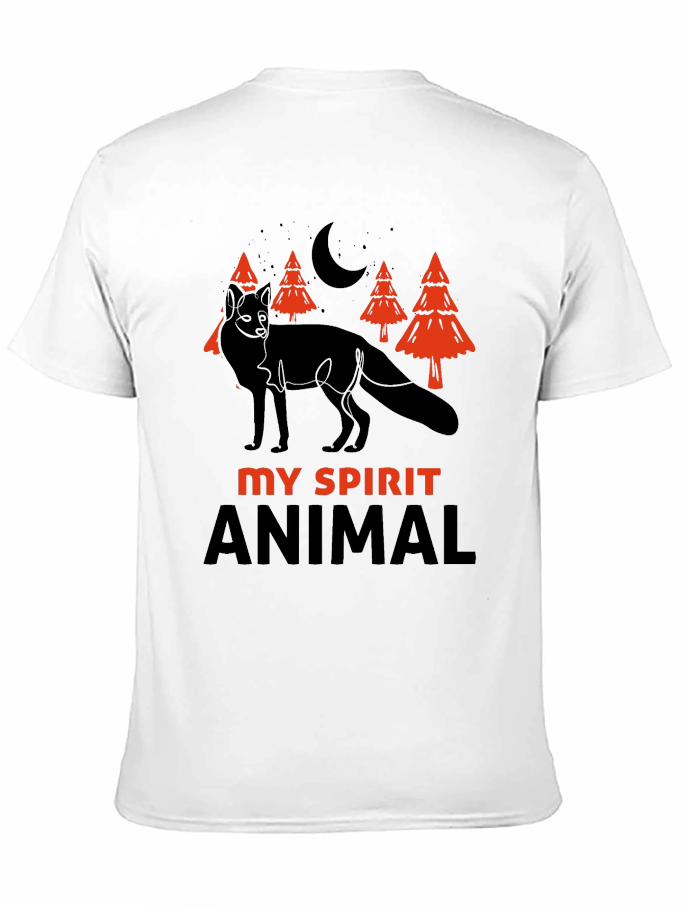 Fox Spirit Animal T-Shirt - Unique Graphic Tee
