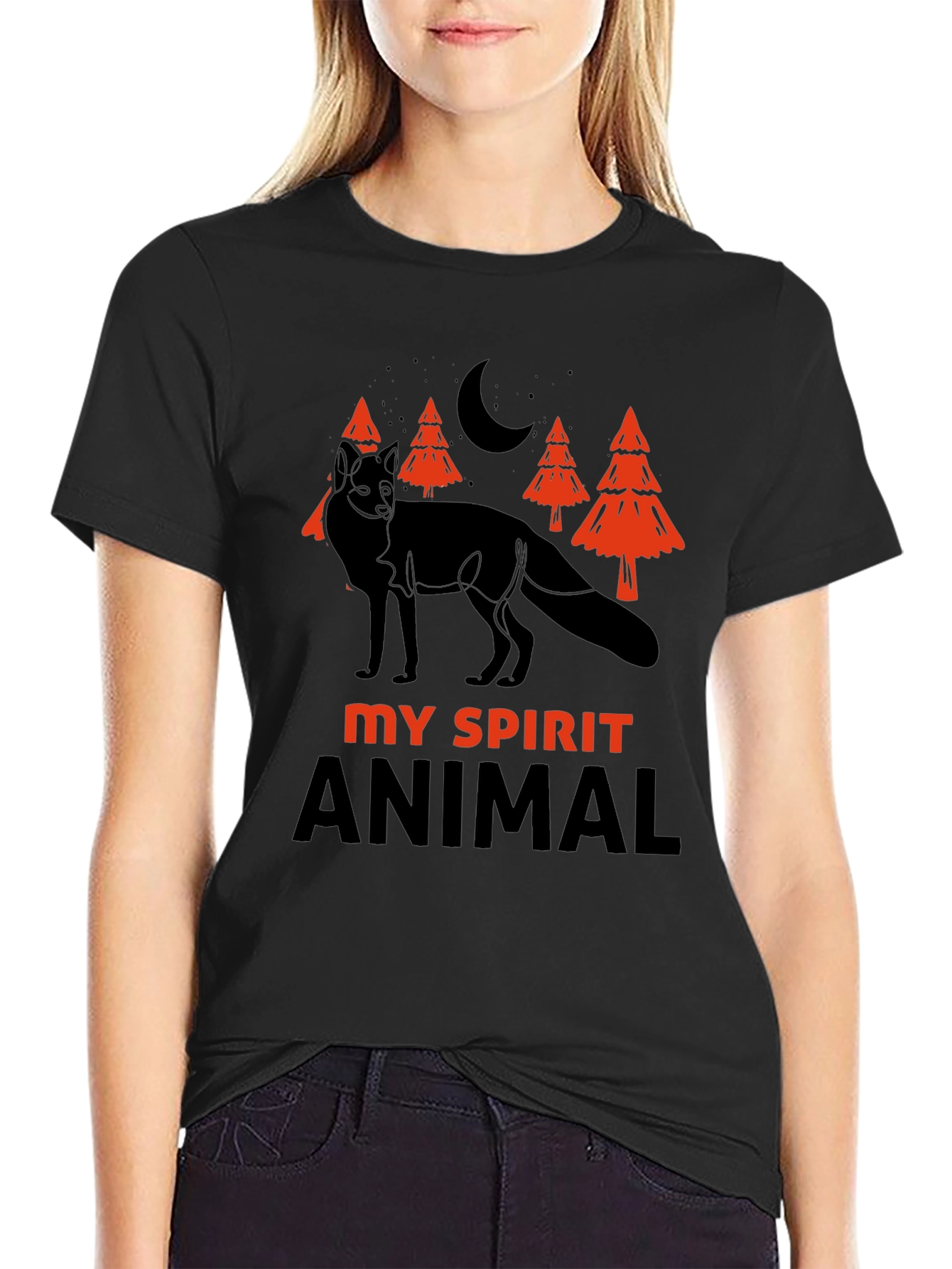 Fox Spirit Animal T-Shirt - Unique Graphic Tee