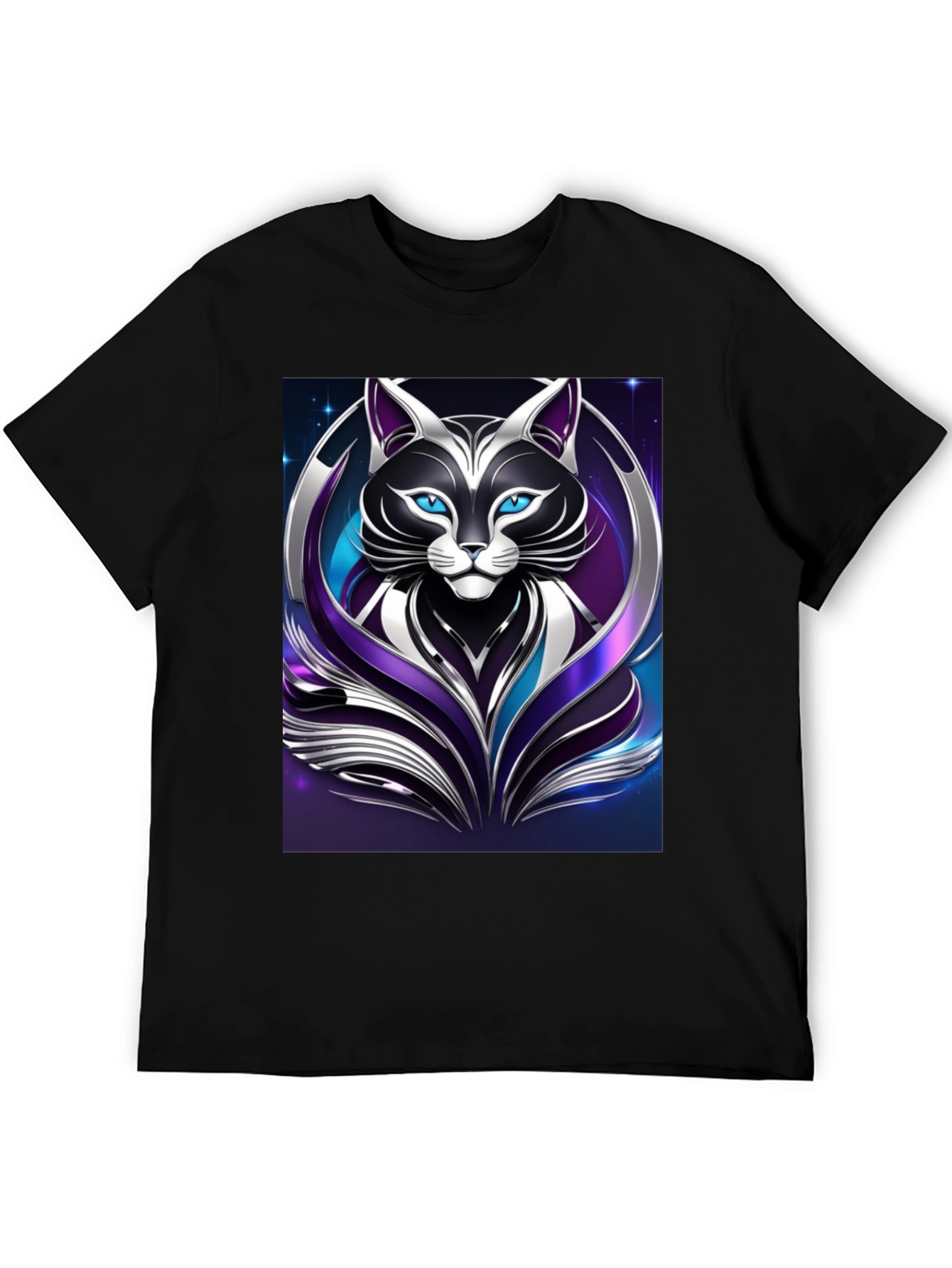 Futuristic Cat T-Shirt