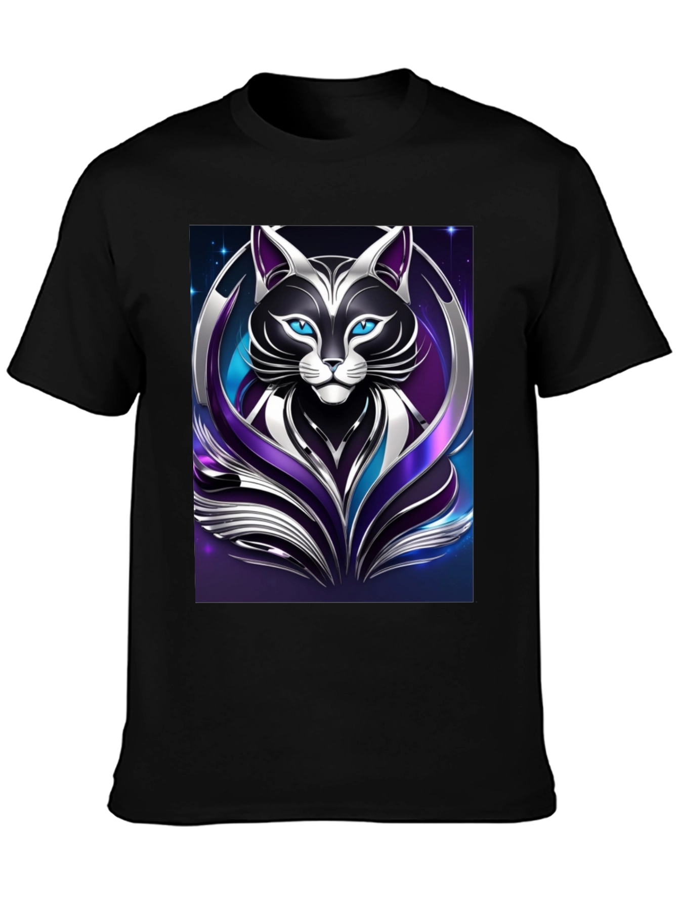 Futuristic Cat T-Shirt