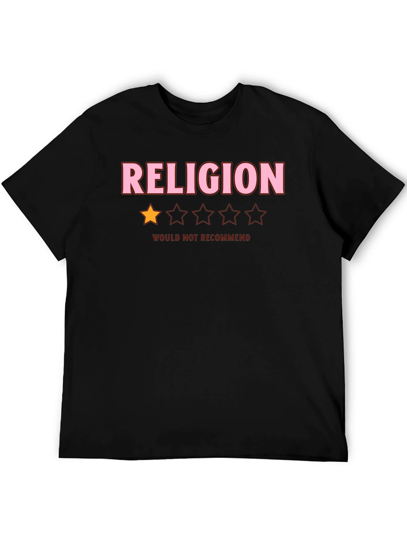 Religion One Star Black T-Shirt