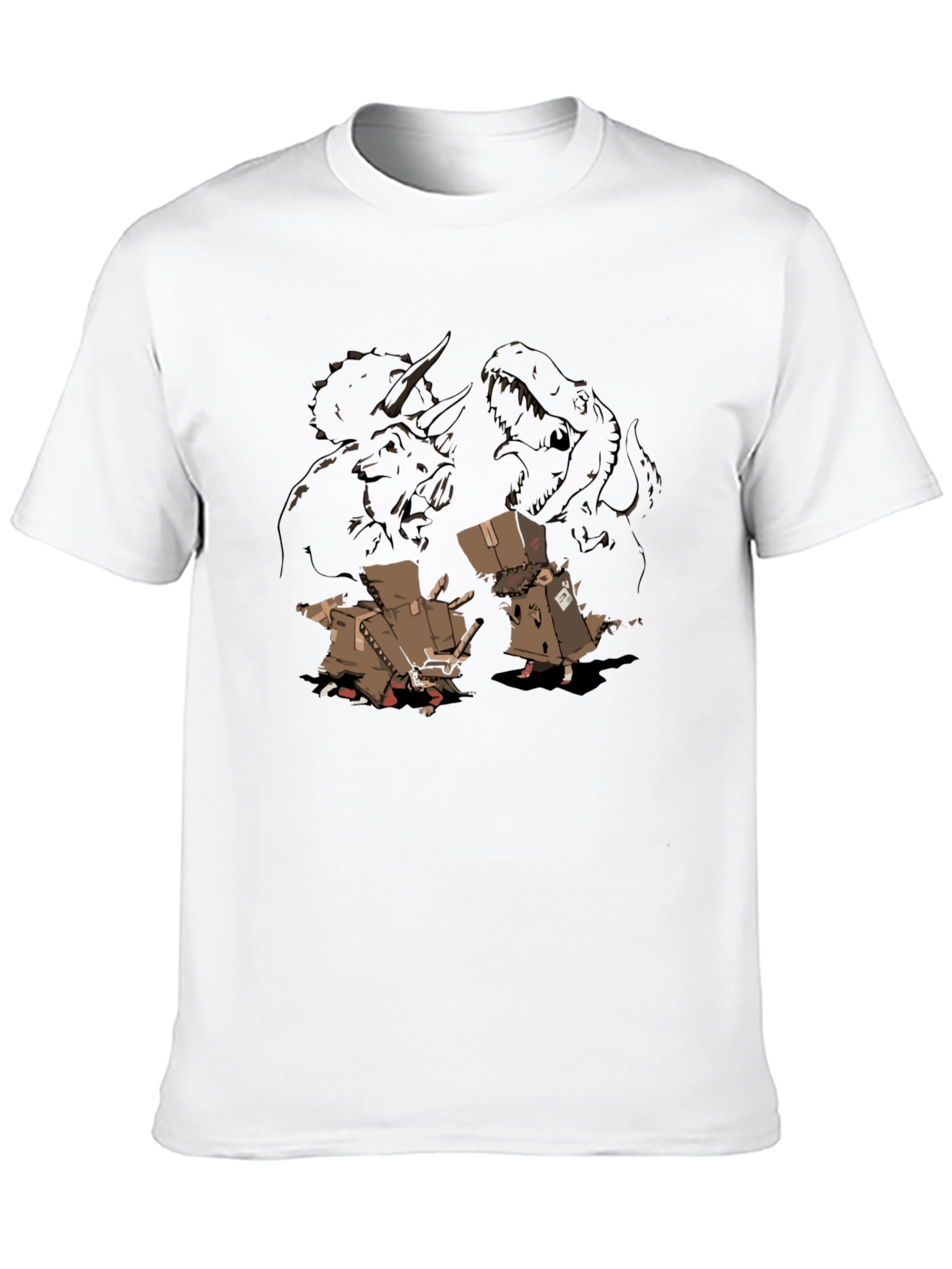 Dino Disguise Mens Black Graphic Tee