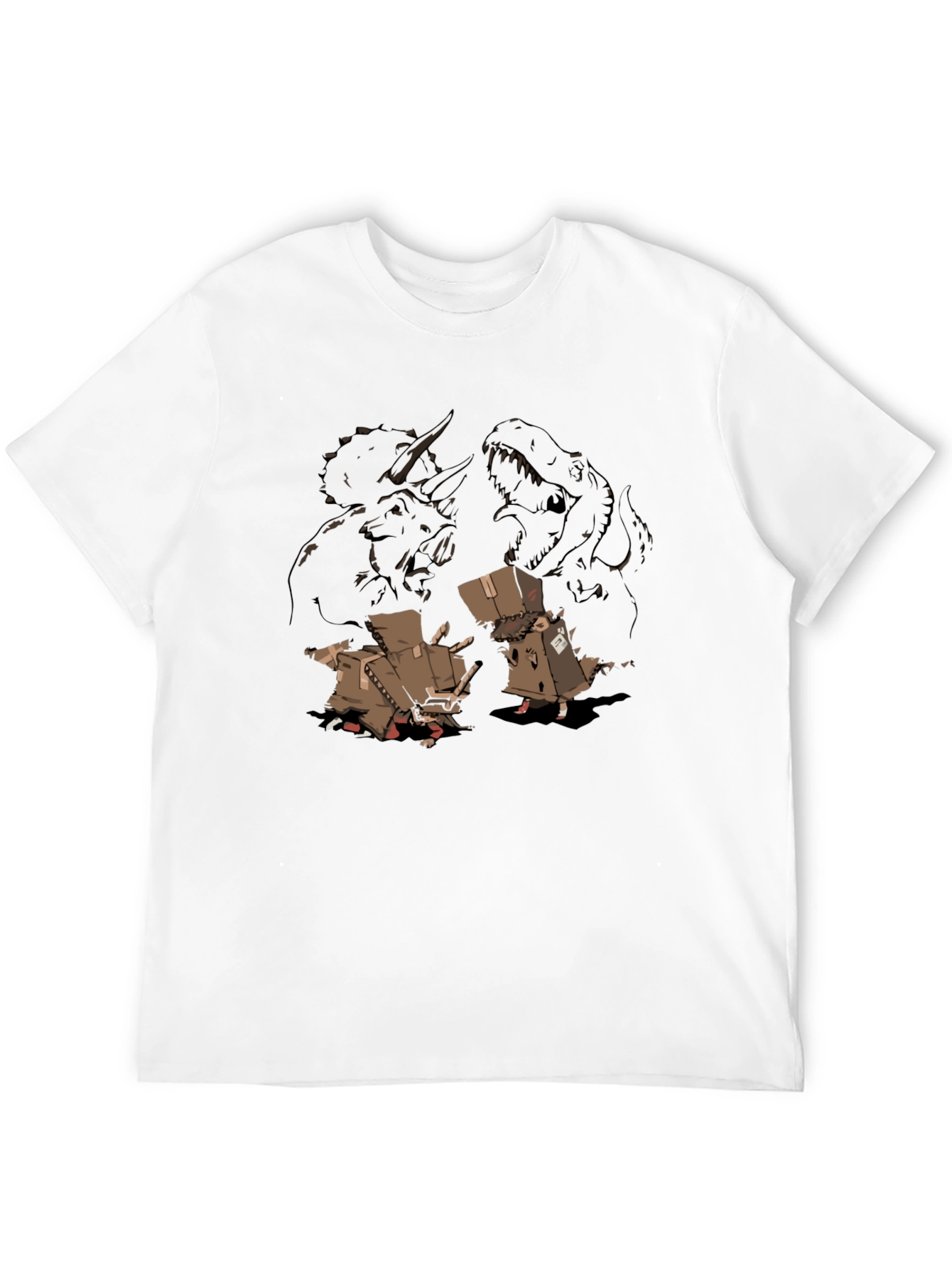 Dino Disguise Mens Black Graphic Tee