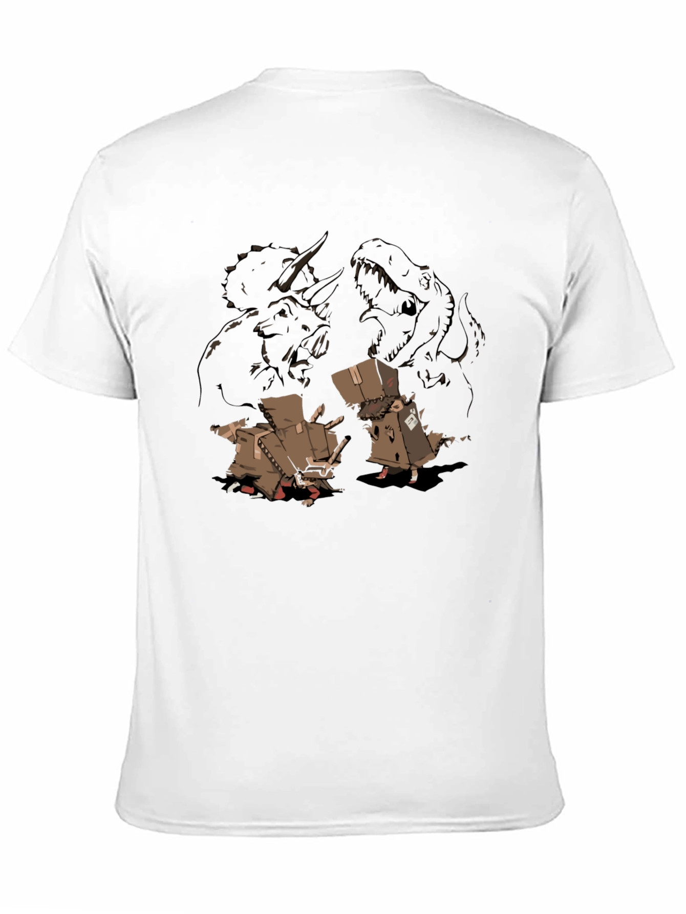 Dino Disguise Mens Black Graphic Tee