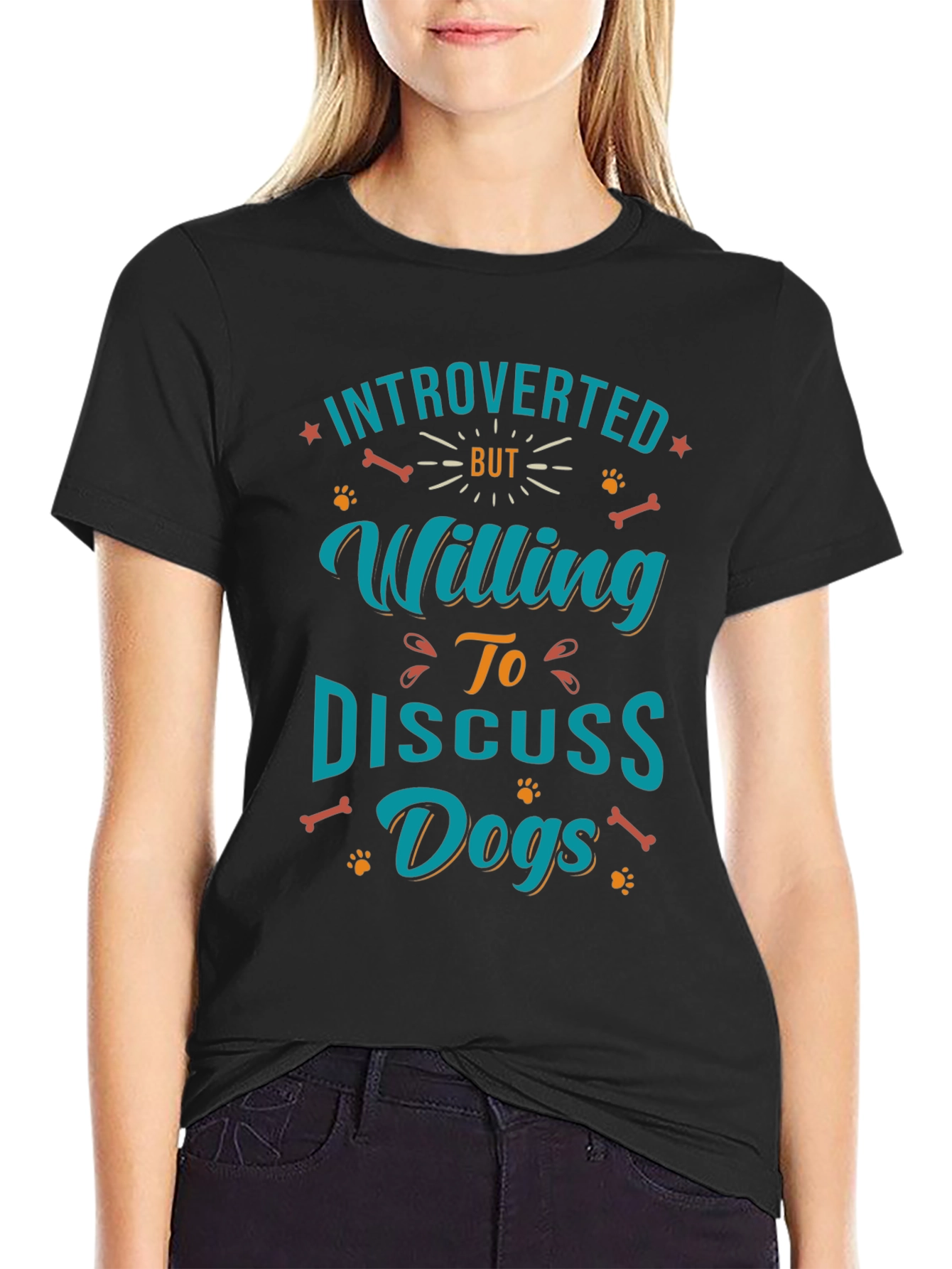 Introverted Dog Lover Graphic Tee