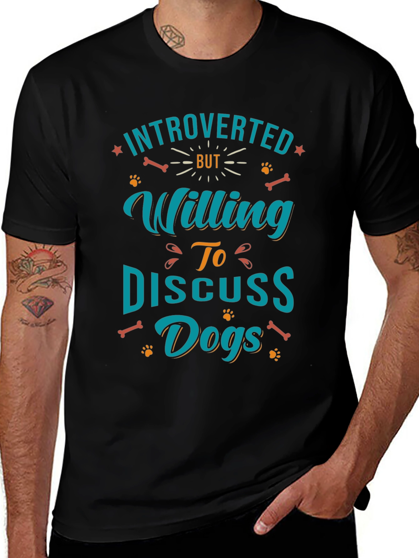 Introverted Dog Lover Graphic Tee