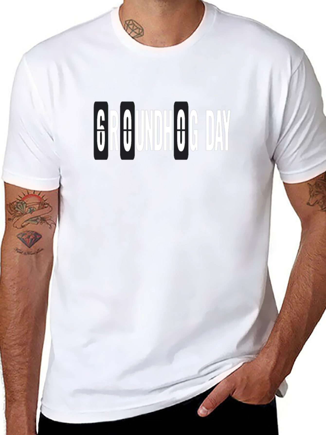 Groundhog Day Black T-Shirt