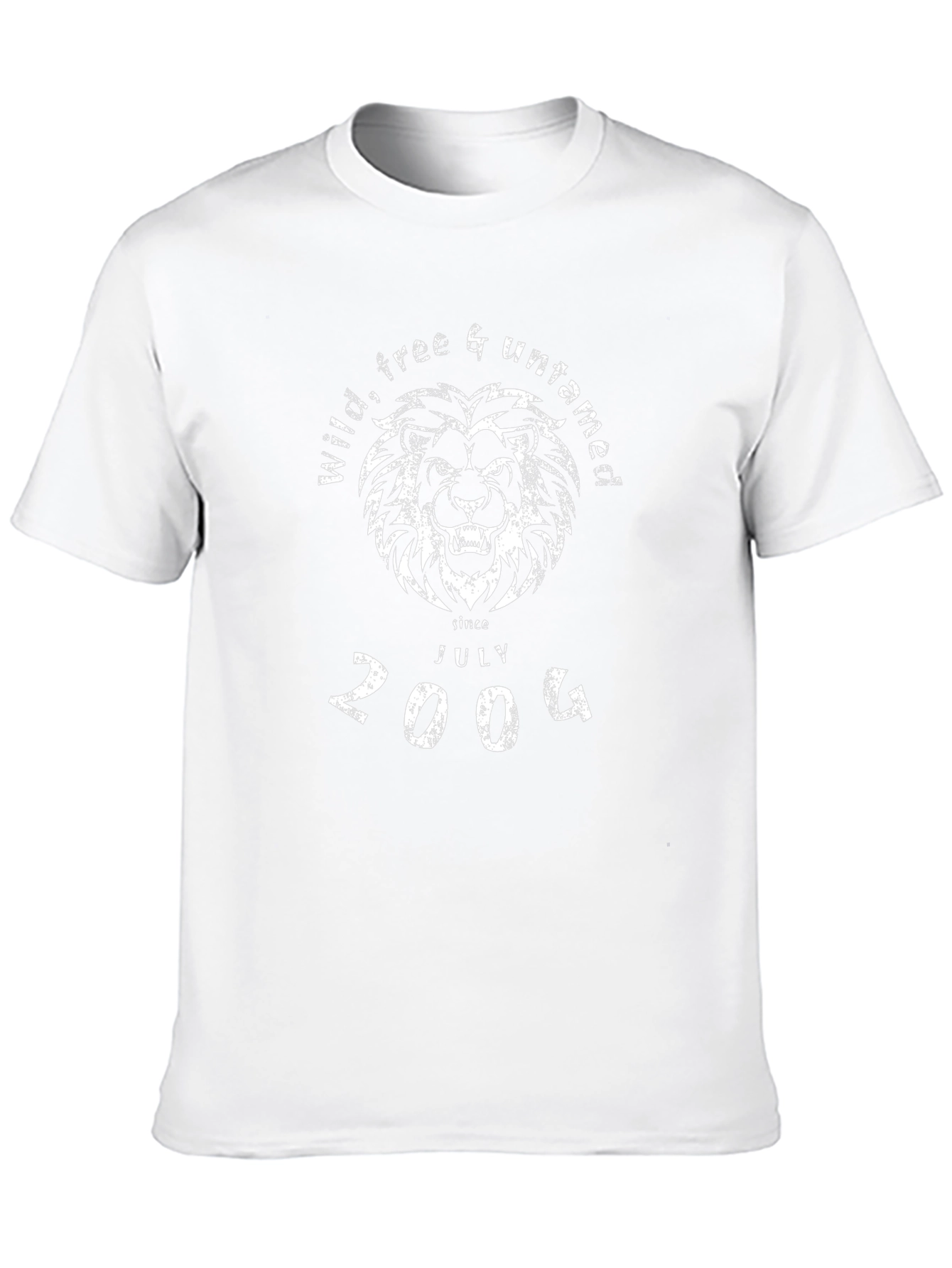 Wild Free & Untamed Lion Graphic T-Shirt