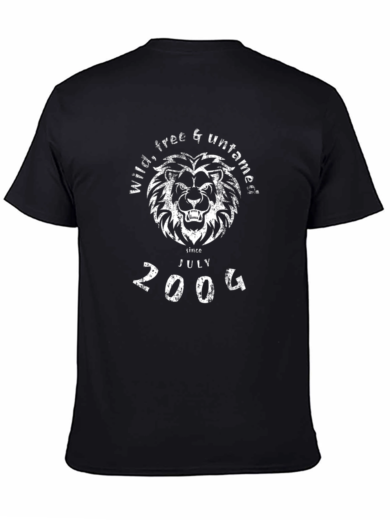 Wild Free & Untamed Lion Graphic T-Shirt