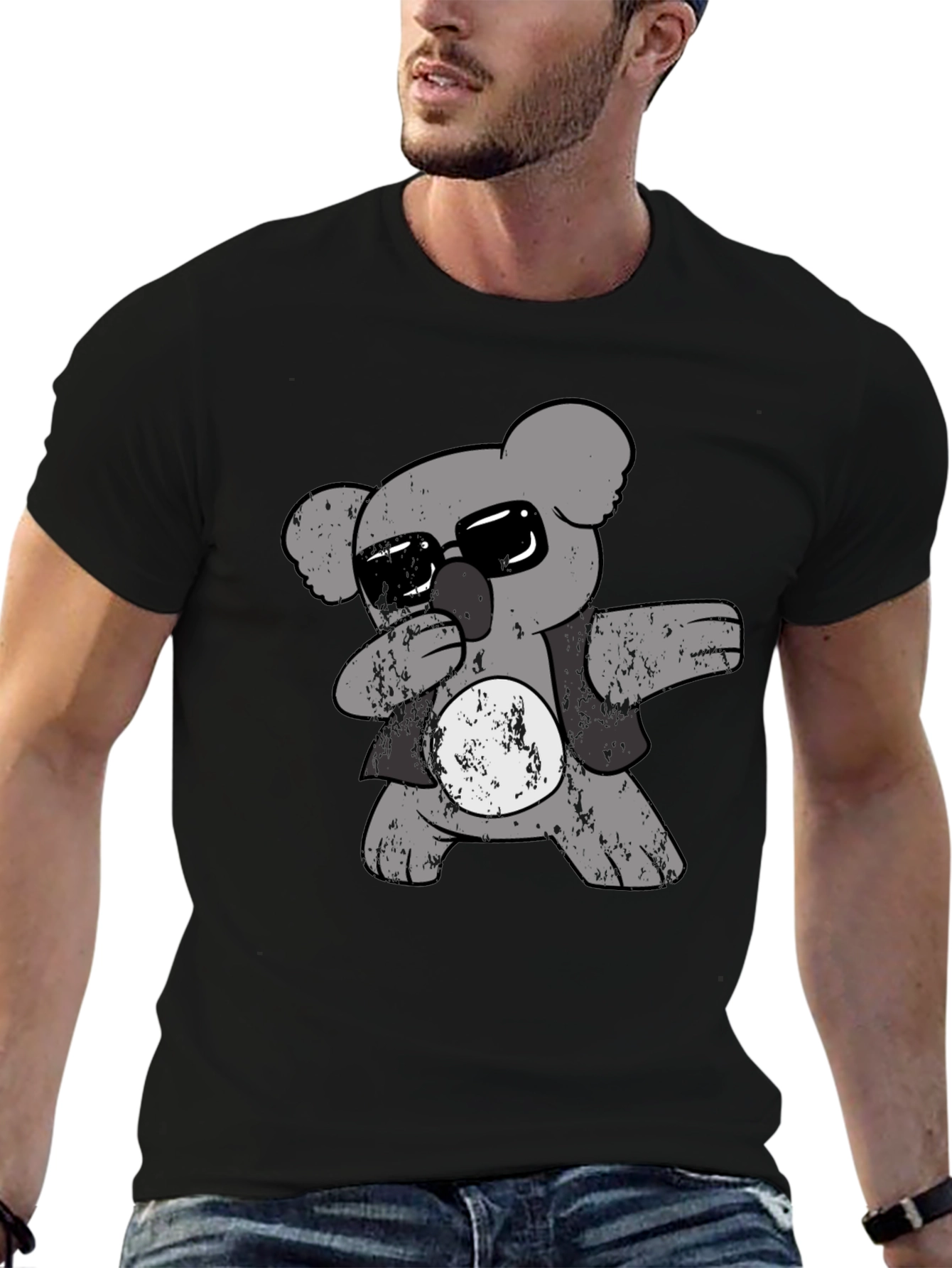 Cool Koala Dabbing T-Shirt - Black