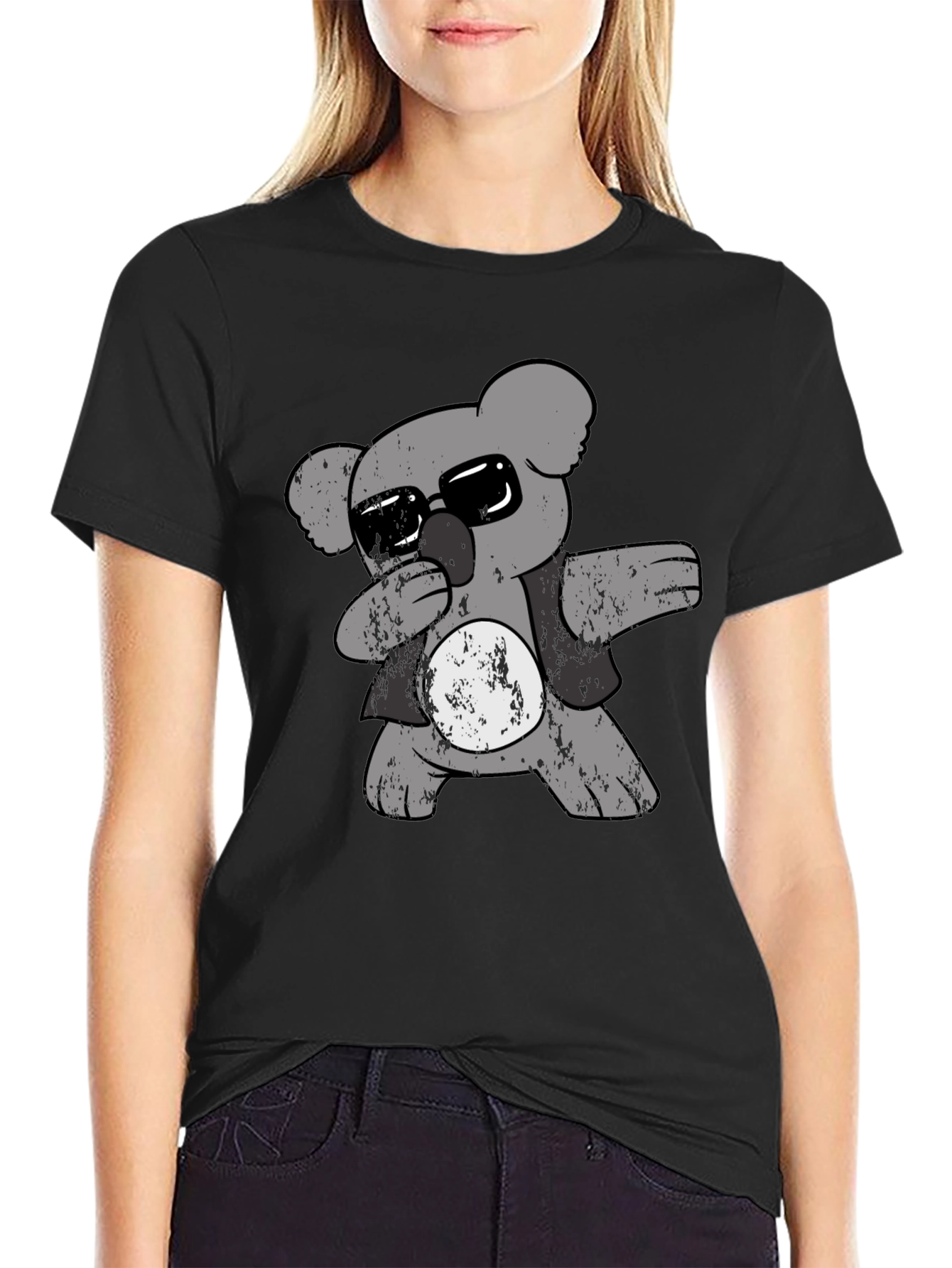 Cool Koala Dabbing T-Shirt - Black