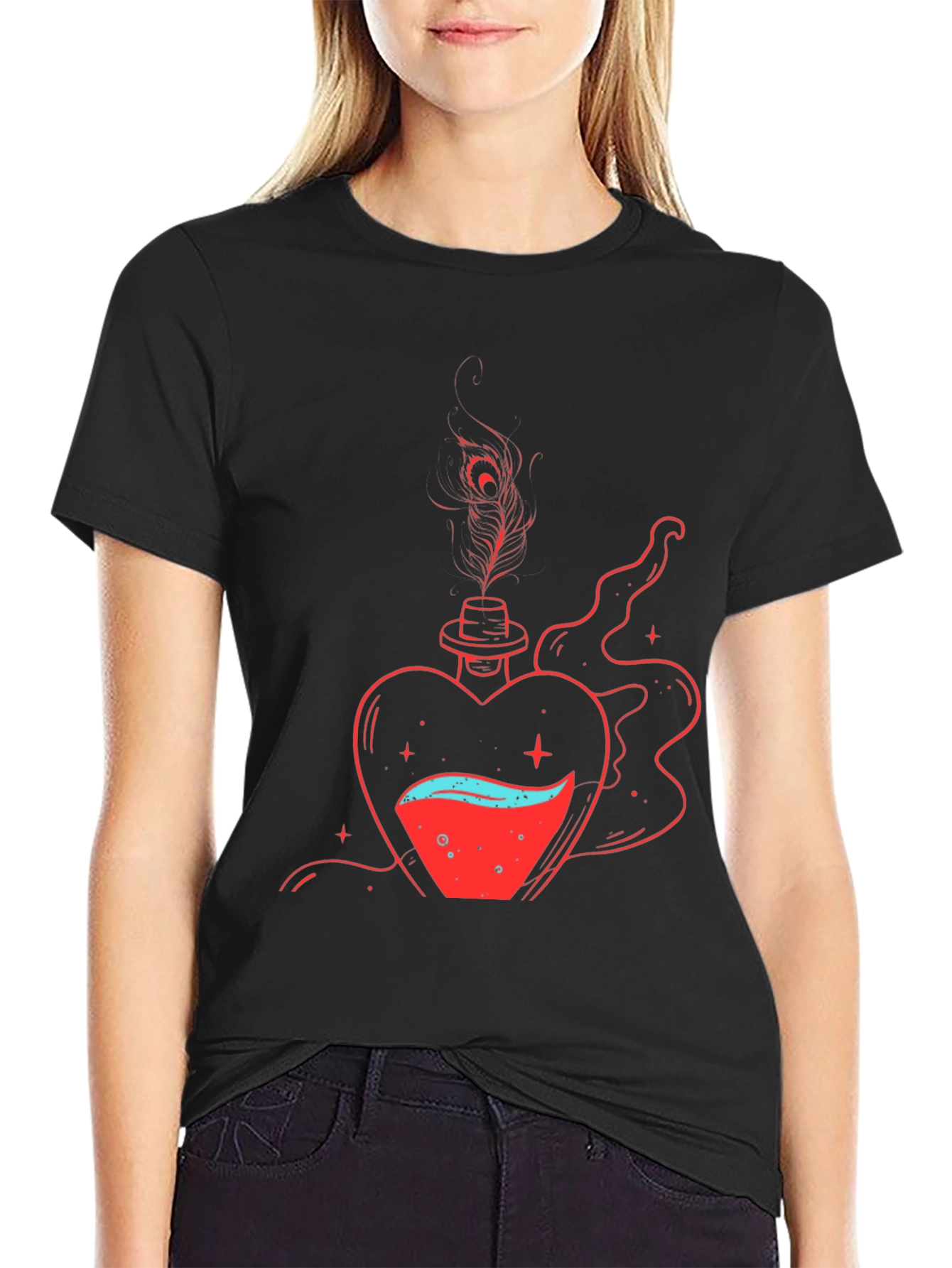 Heart Potion T-Shirt - Stylish Graphic Tee