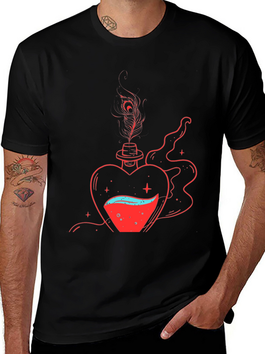 Heart Potion T-Shirt - Stylish Graphic Tee