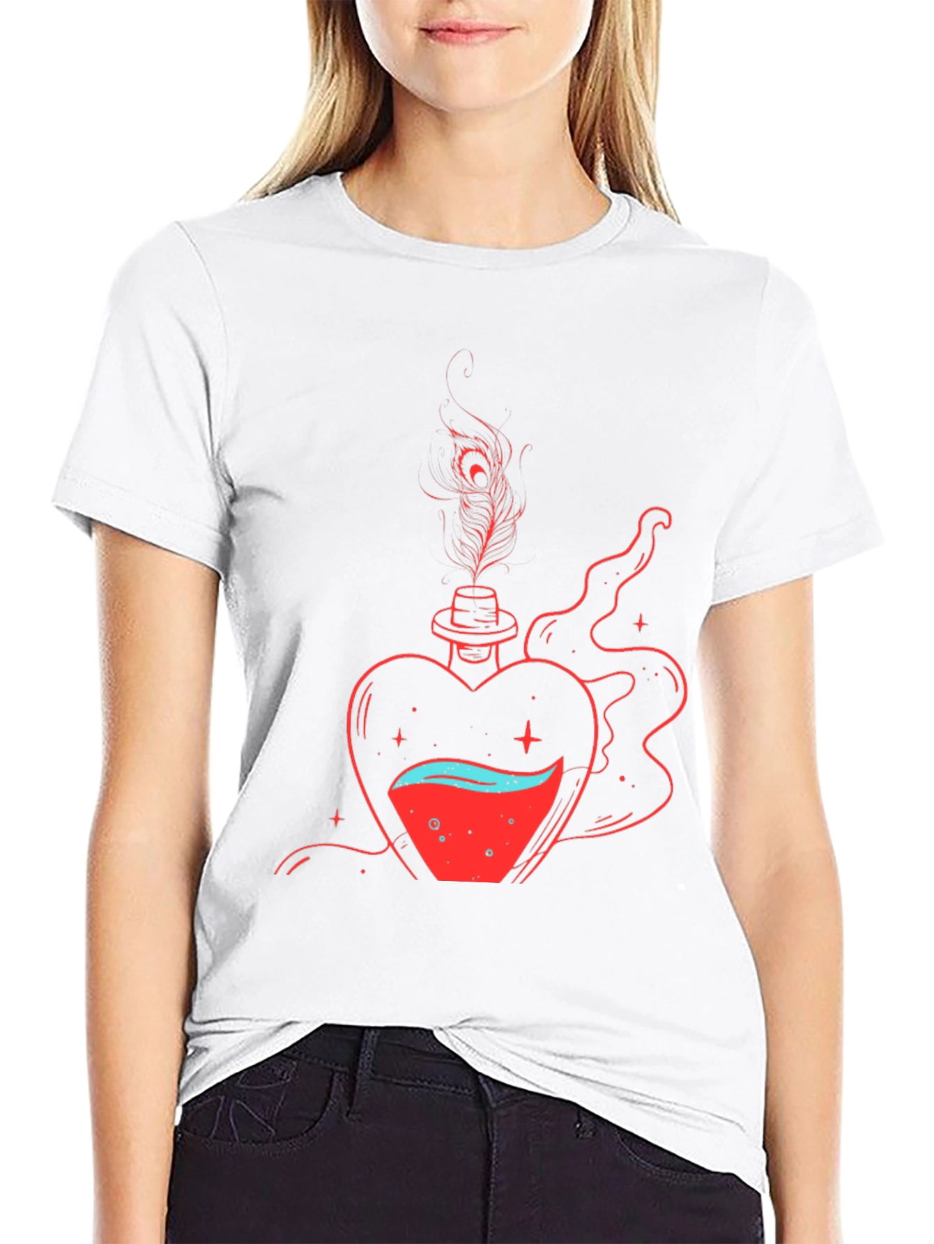 Heart Potion T-Shirt - Stylish Graphic Tee