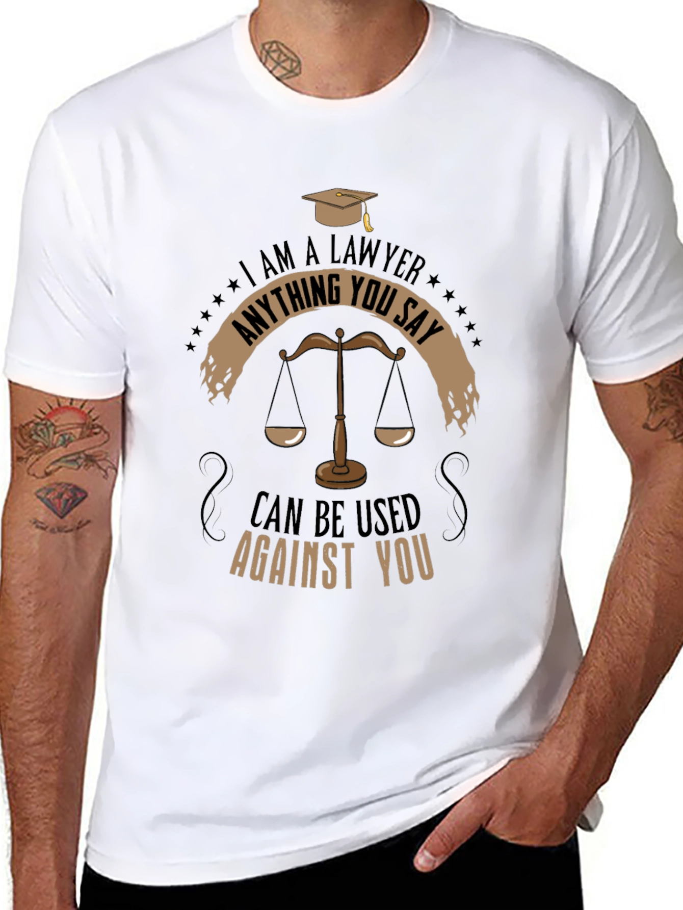 Lawyer T-Shirt Funny Law School Grad Gift