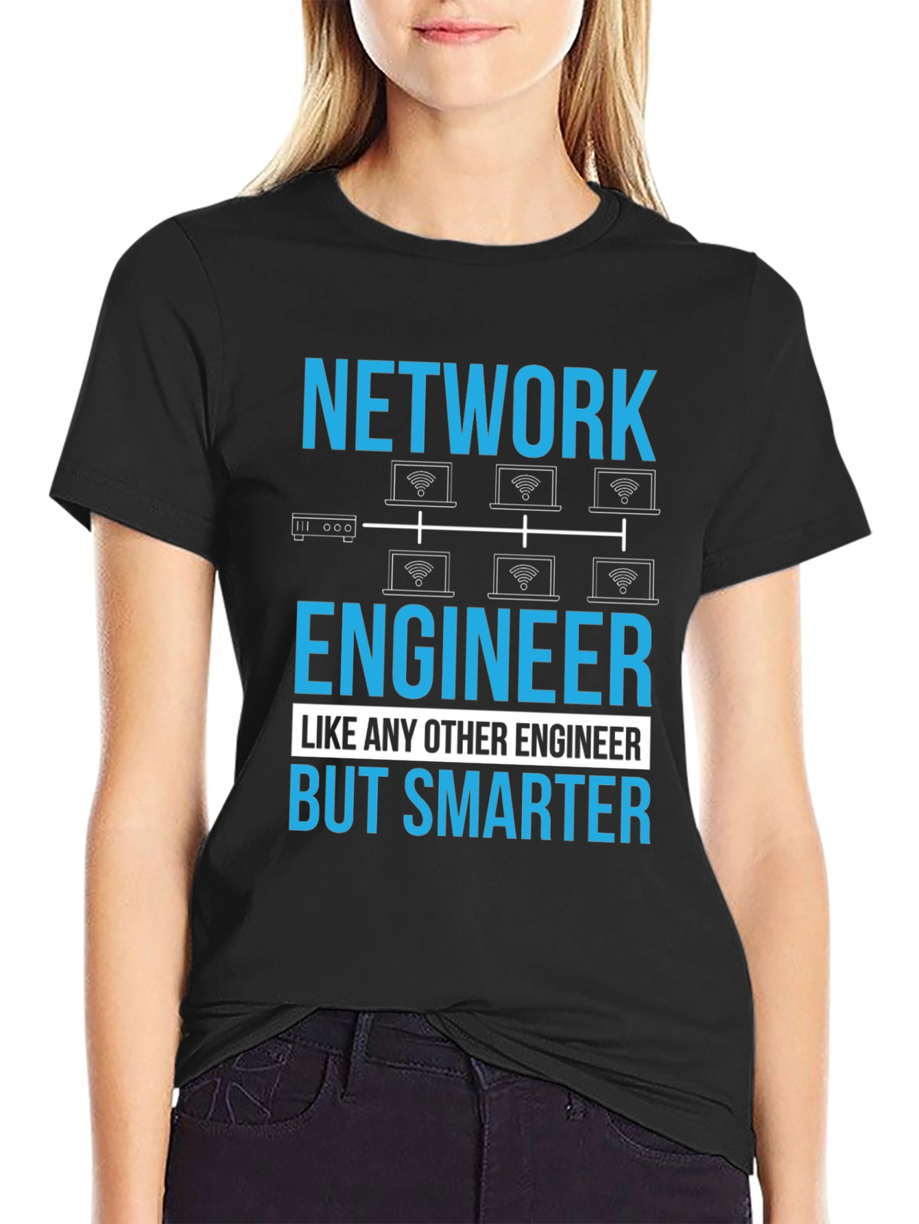 Network Engineer T-Shirt - Smart Tech Humor